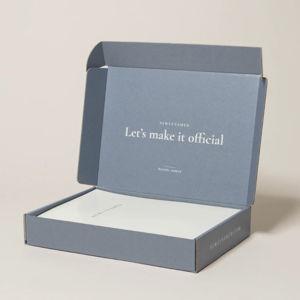 NewlyNamed Box | Personalized Name Change Kit for Marriage & Divorce - BLUE