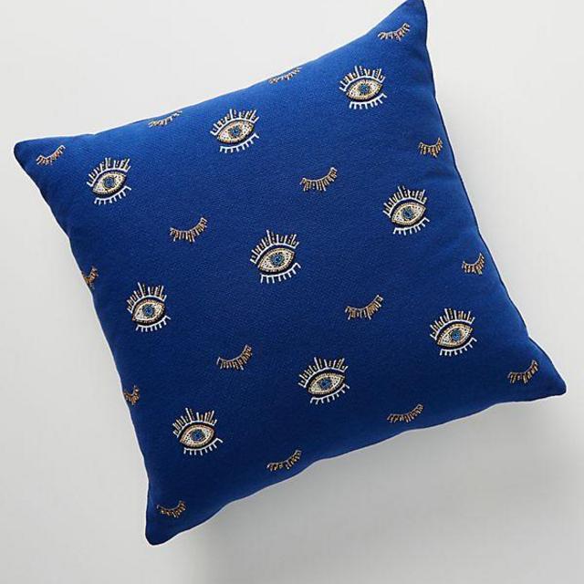 Beaded Wink Pillow