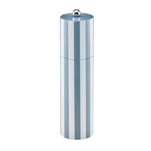Chambray Striped Column Salt or Pepper Mill