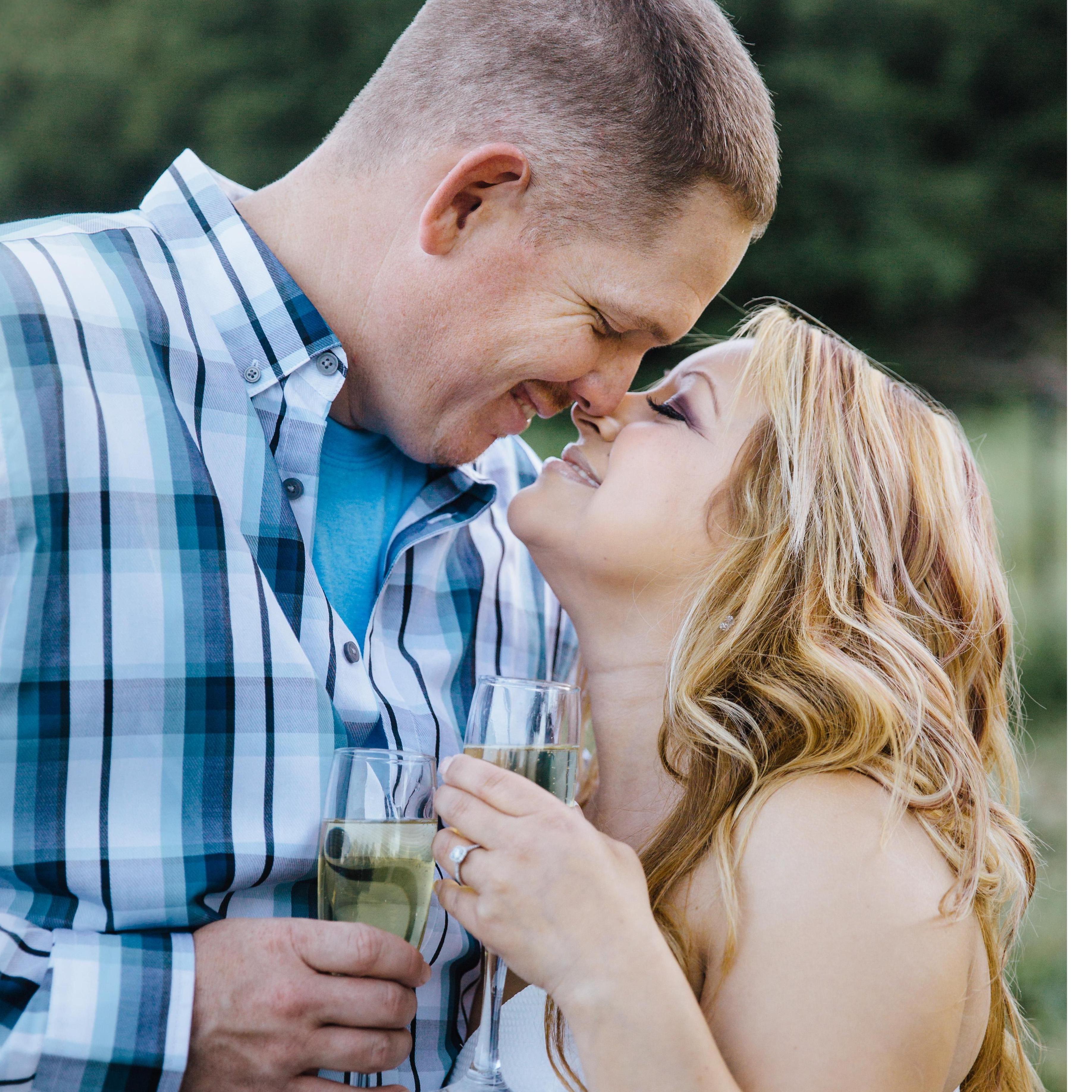 This was at our engagement shoot... Love this photo <3