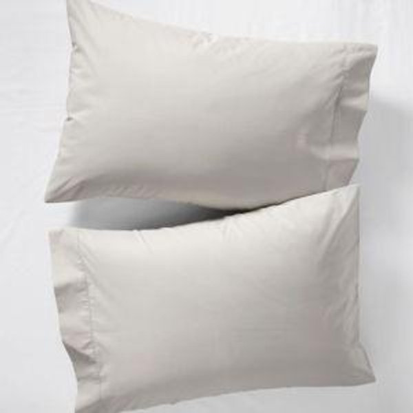 280-Thread-Count Pima Cotton Percale Pillowcases, Set of Two