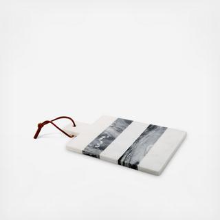 Rectangular Striped Marble Paddle