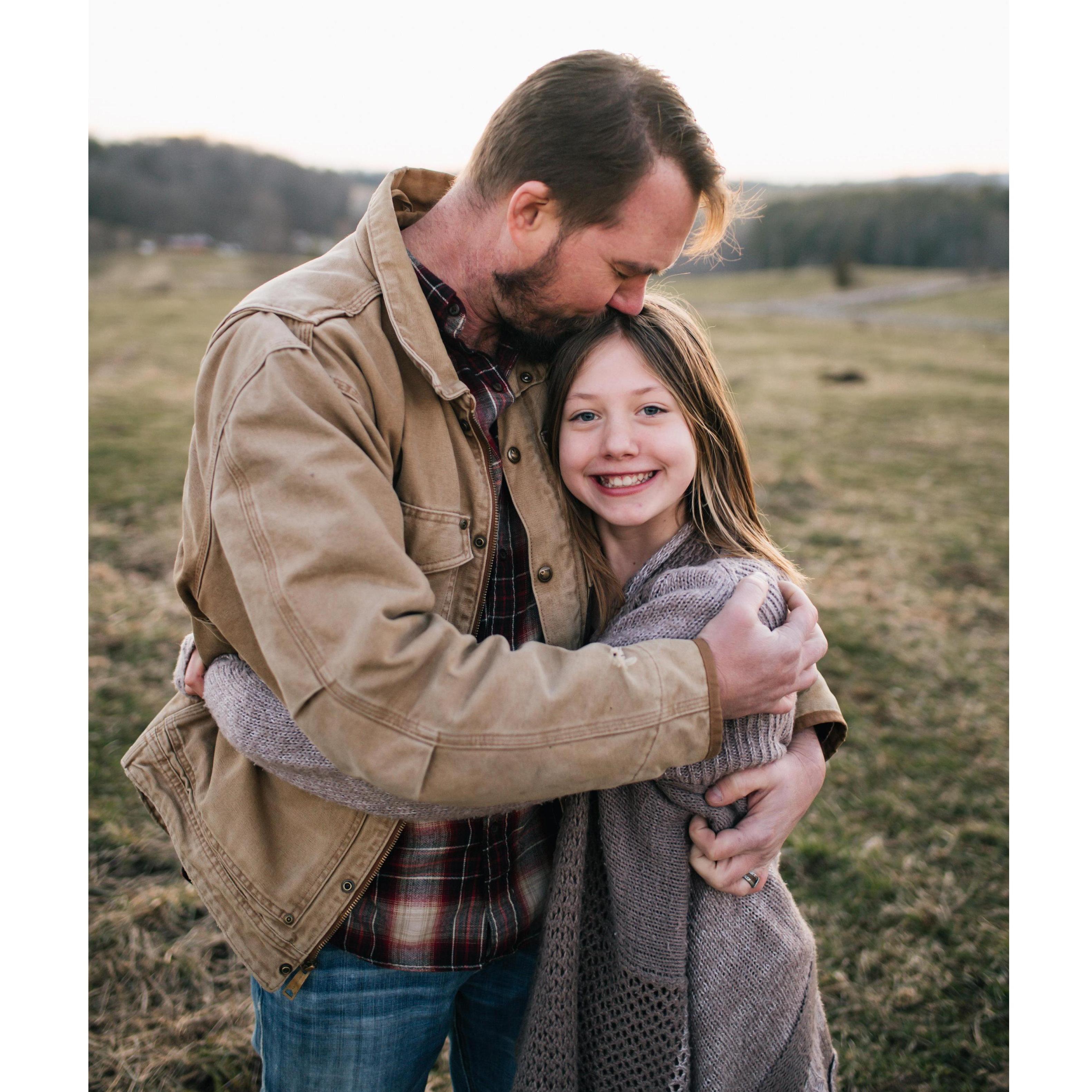 Vivi and her Daddy. Love