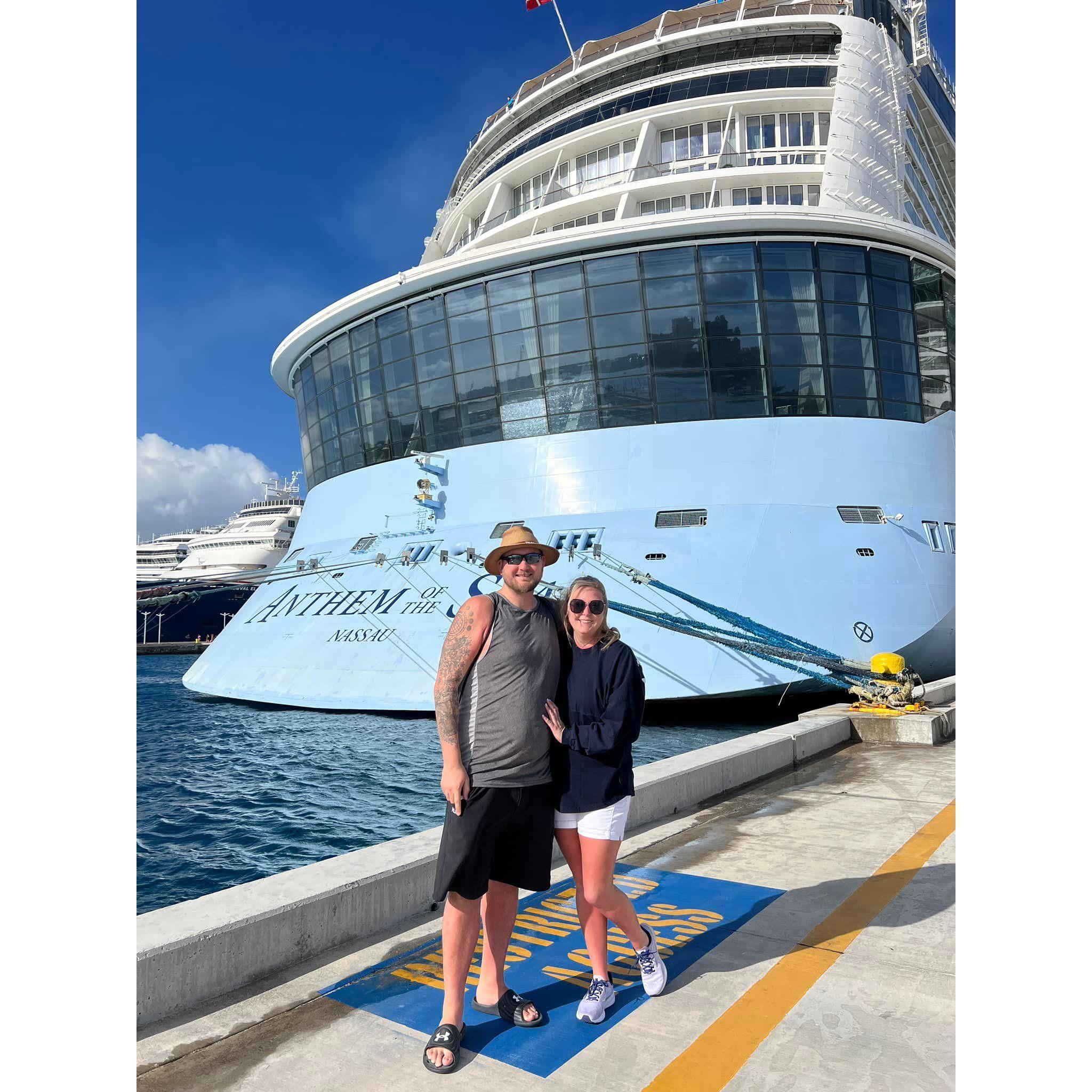 Our first (of many) cruises togethter