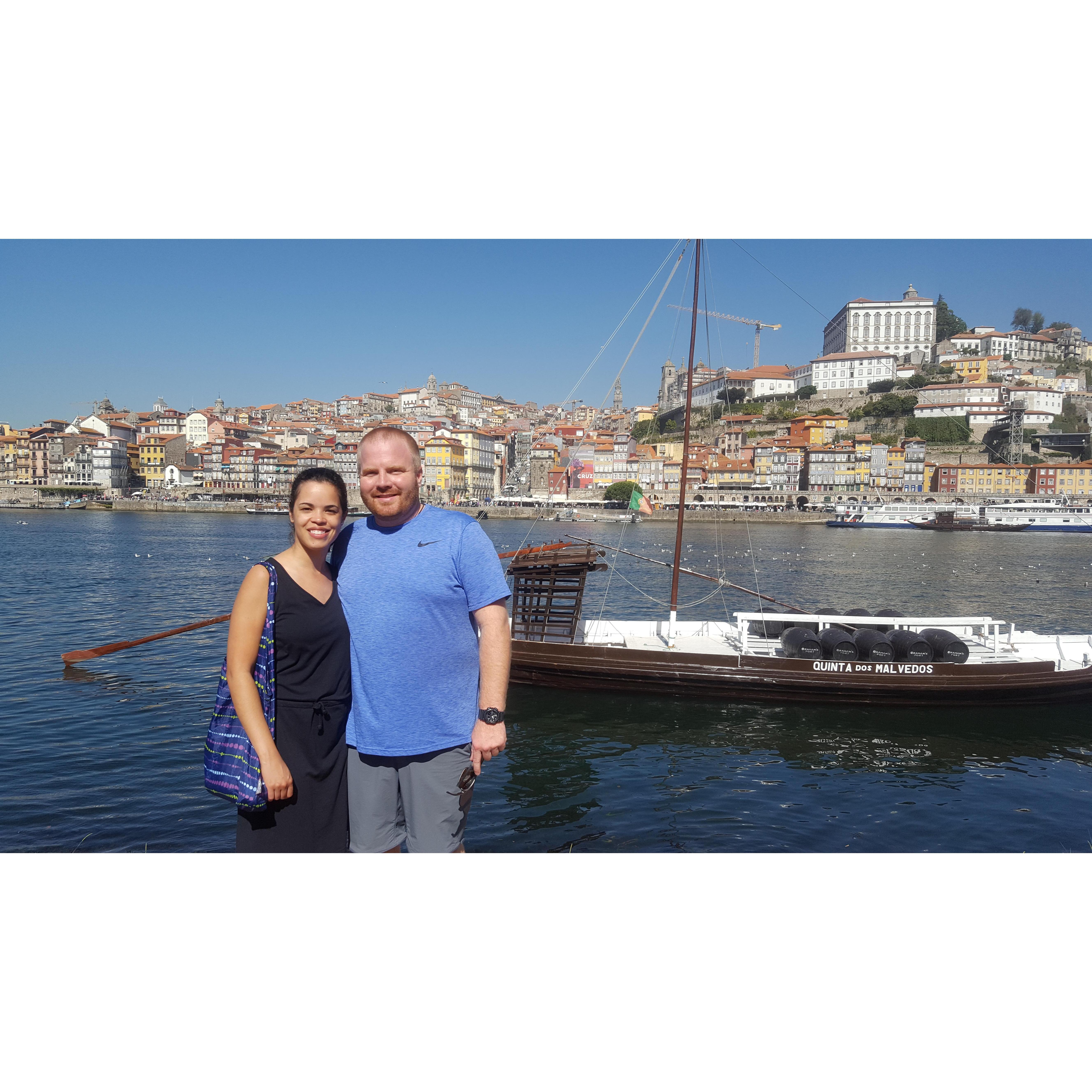 Portugal, just before starting our pilgrimage on the Camino de Santiago