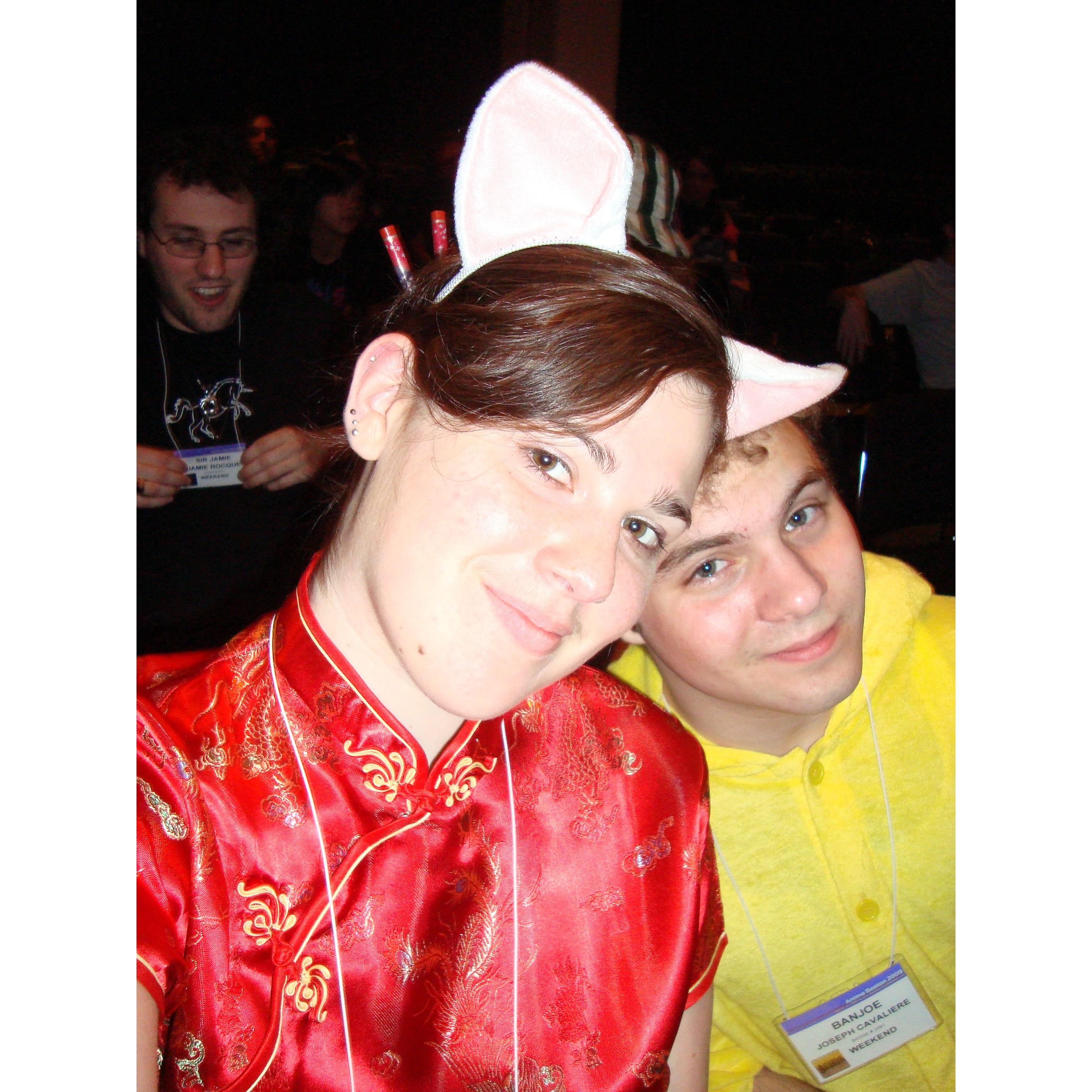Our first picture together at Anime Boston 2009!