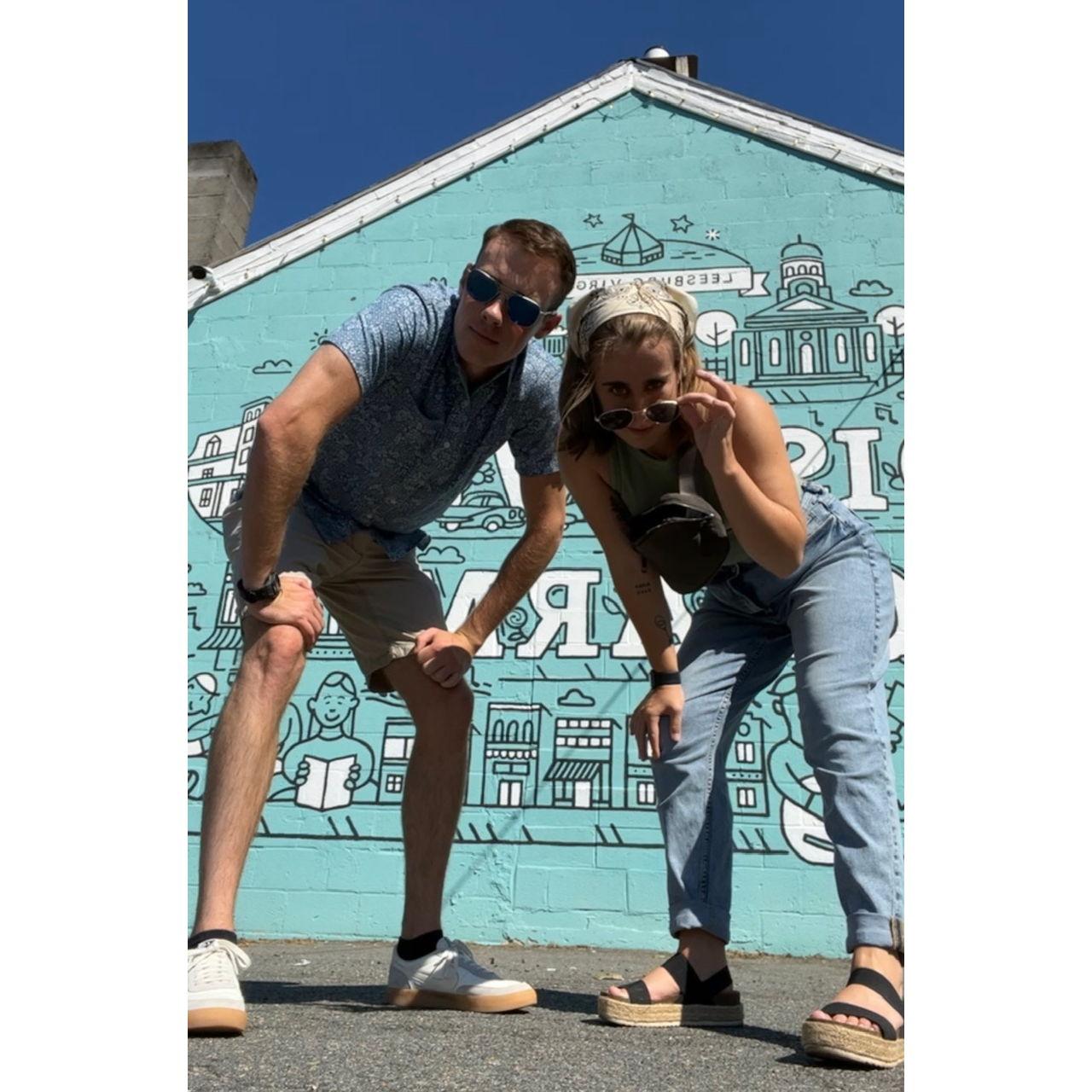 This is actually one of our favorite photos together because it shows how we just play off of each other's personalities.