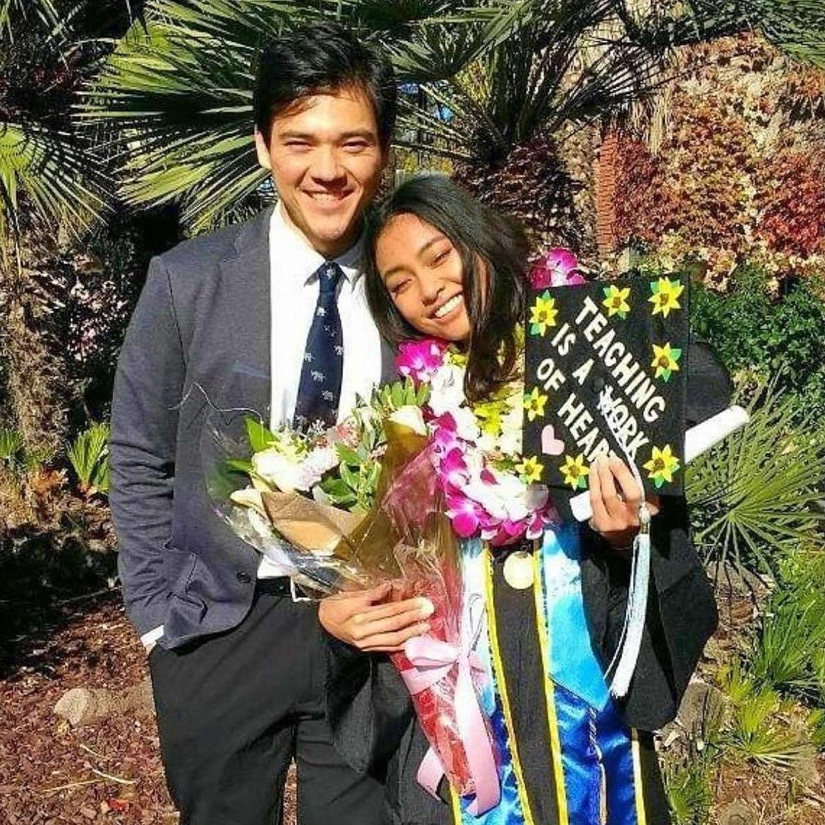 Alyssa's graduation ceremony (San Jose State University, 2017)