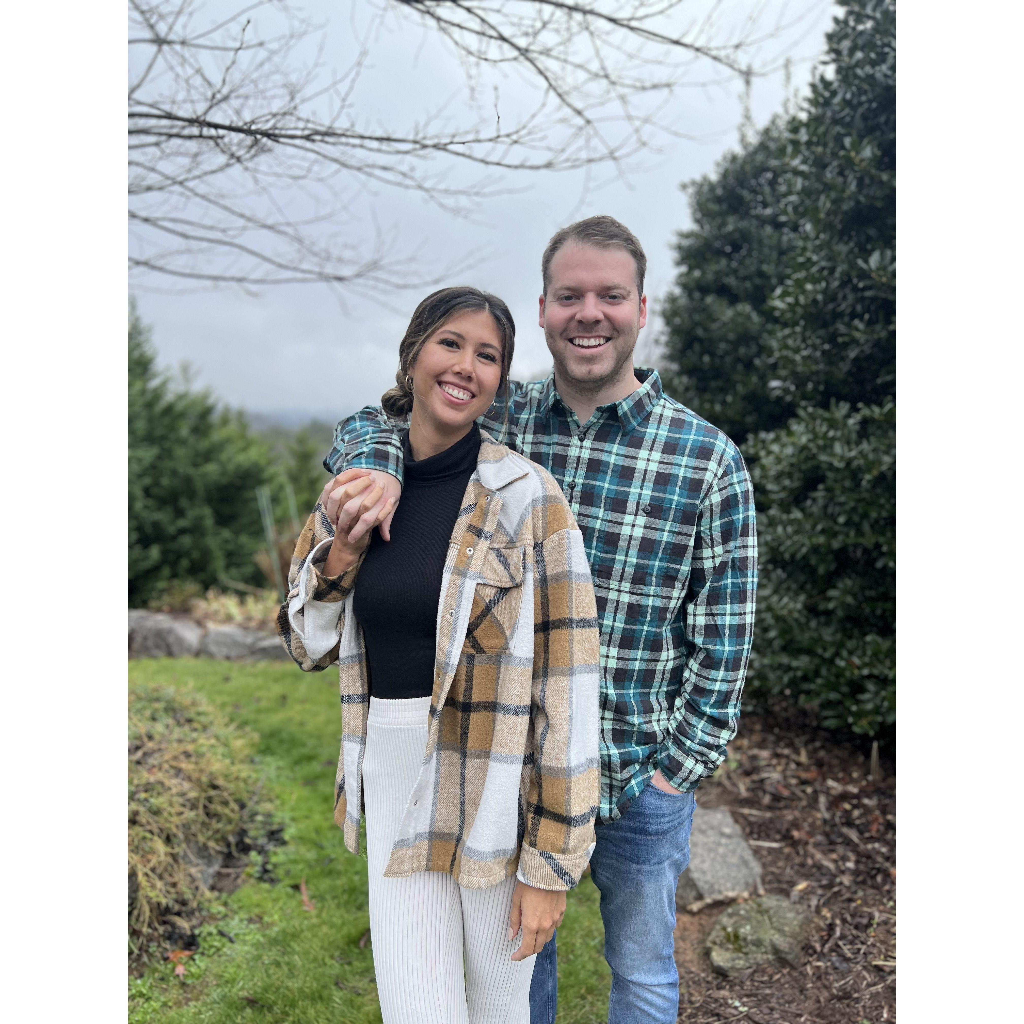 The theme was flannel for family photos…