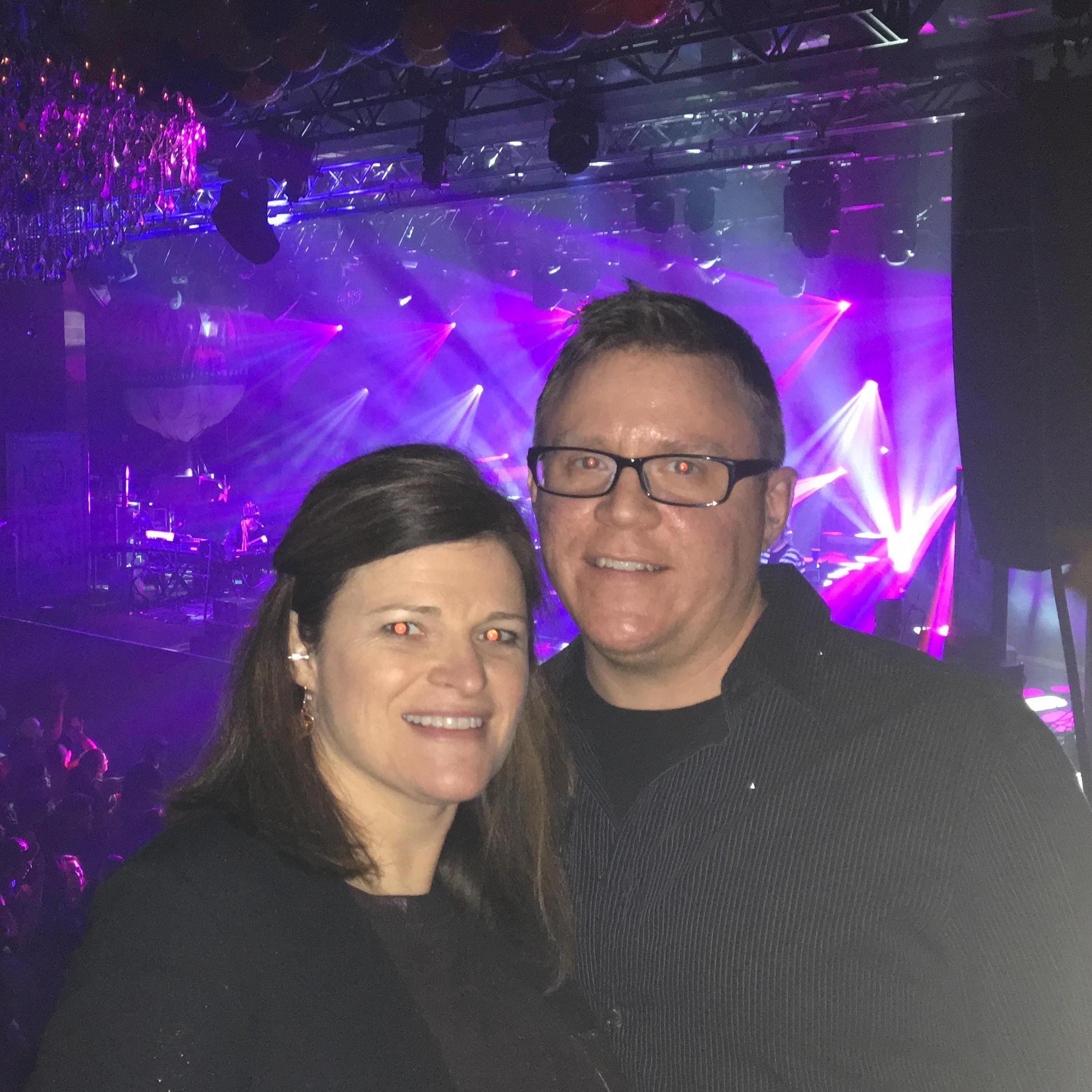 Kelly's first Disco Biscuit's show, December 2018.