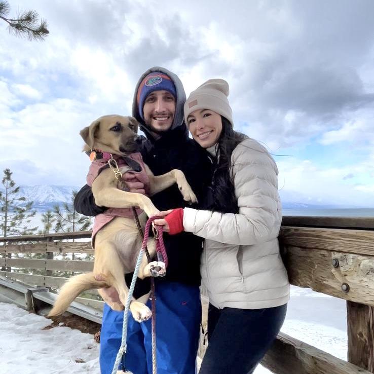 Athena’s first snow trip to Tahoe!