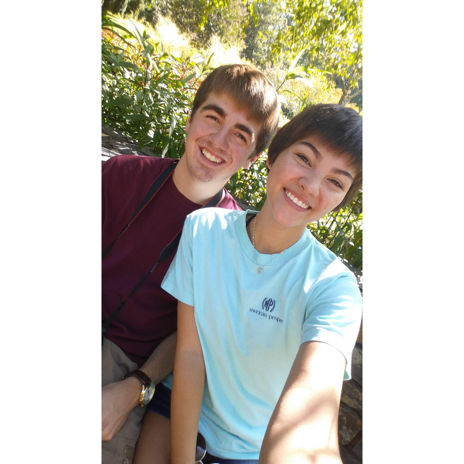 Noah has always prized himself as my personal photographer. This was one of those days! I have a whole photo album from this day. | Duke Gardens 2017