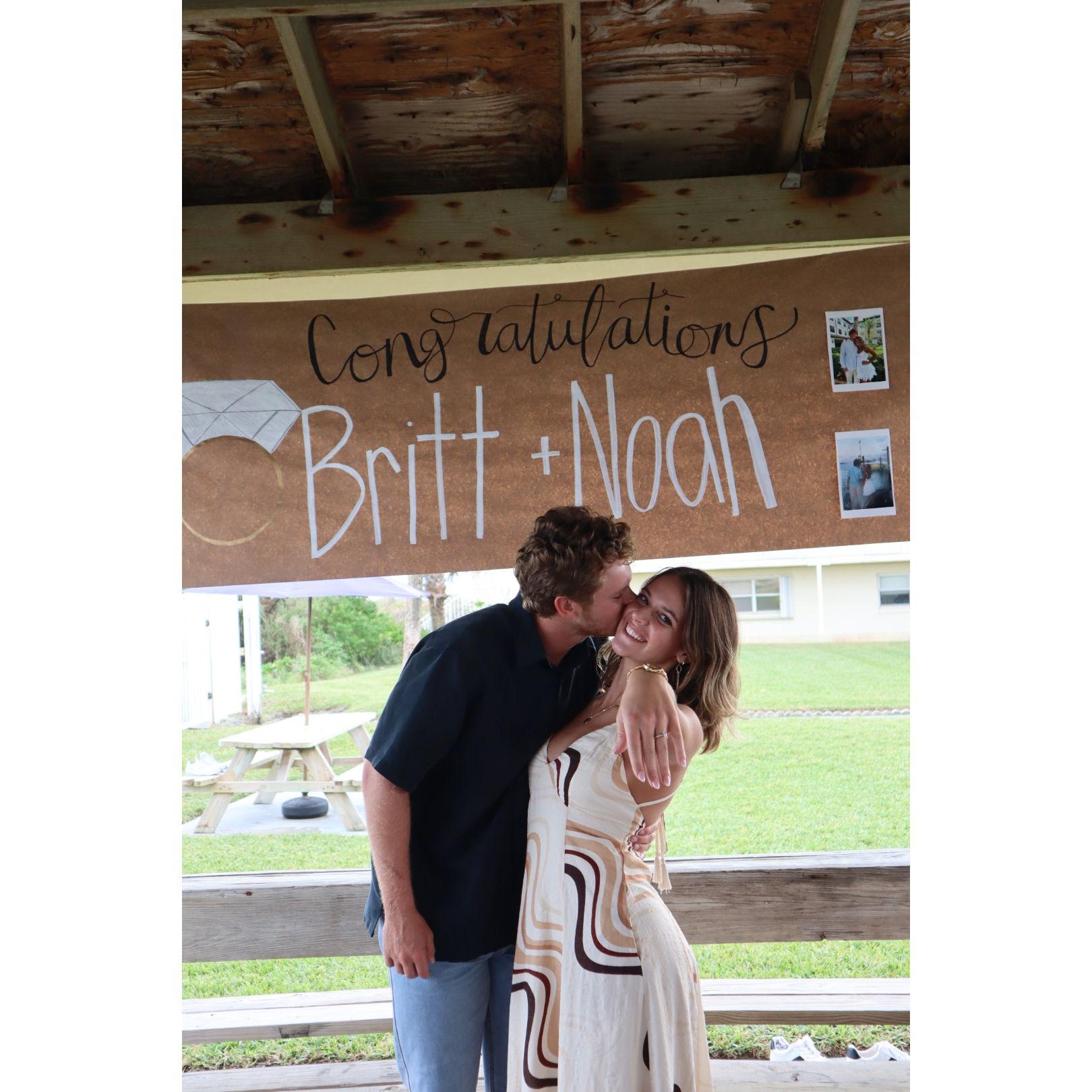 Engagement party thrown by our families!