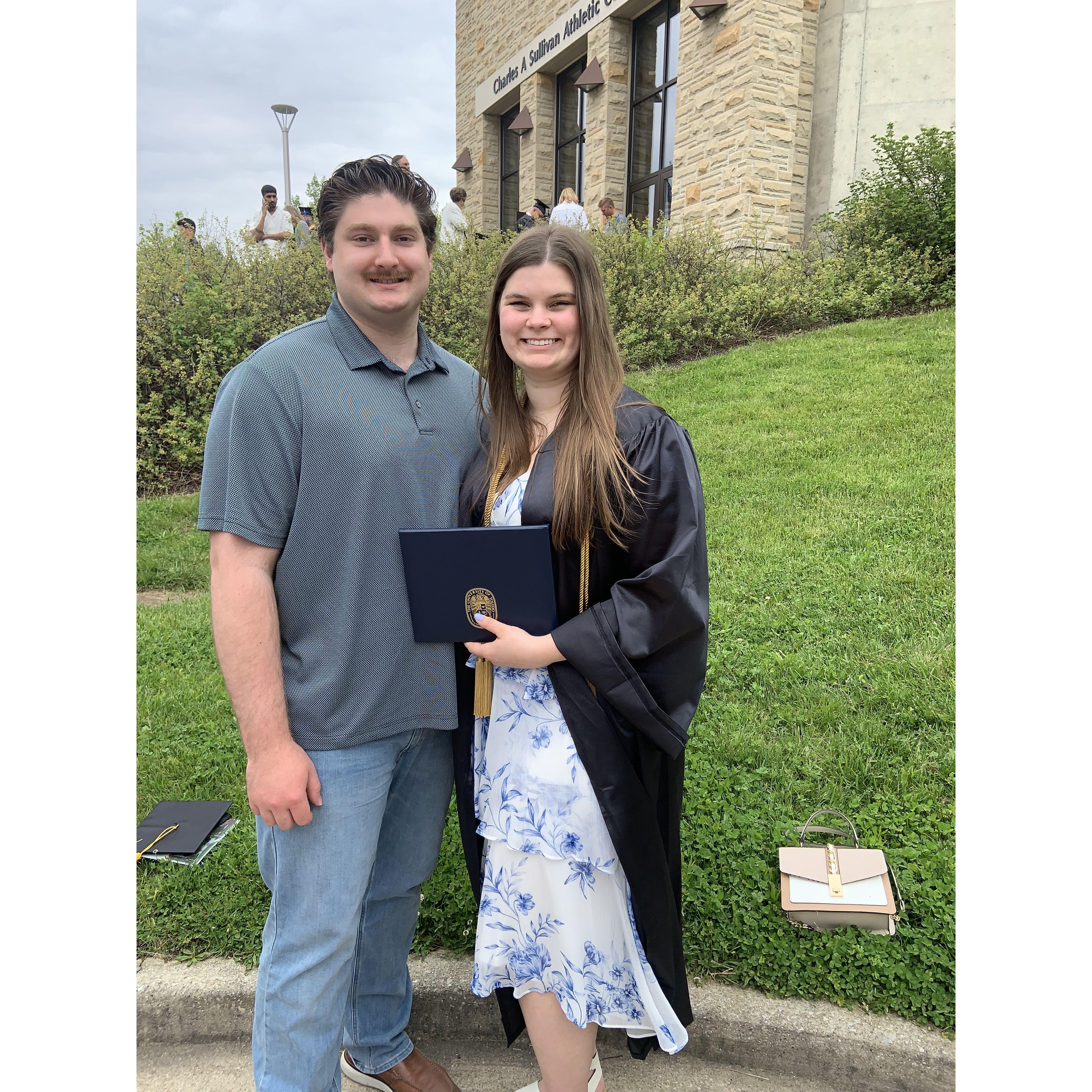 I graduated college! Couldn't have done it without Ty's constant support and encouragement. 
May 2024