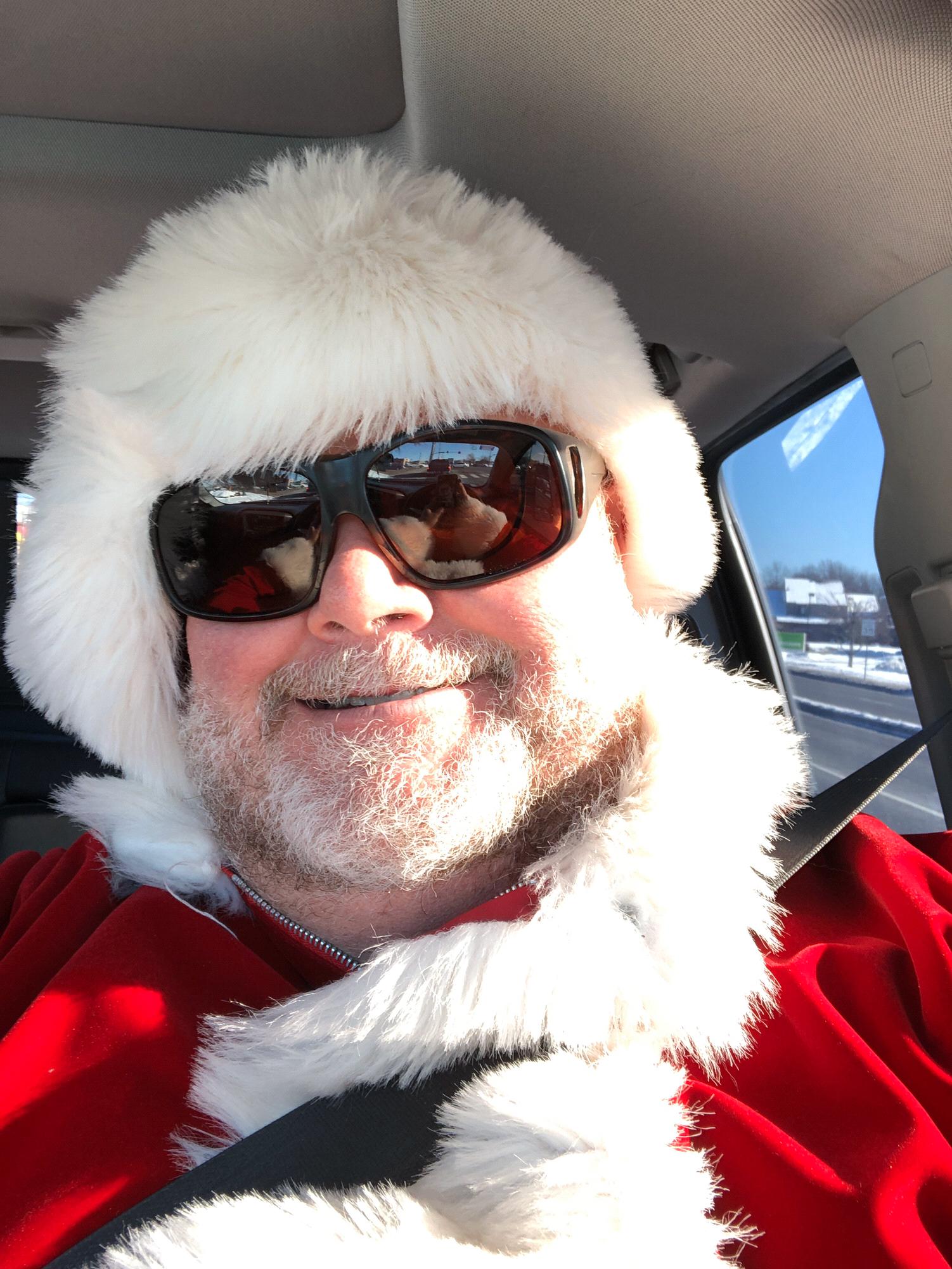 Timothy has been known to play Santa Claus around town at places such as the Dayspring Center and the St. Augustine Home.