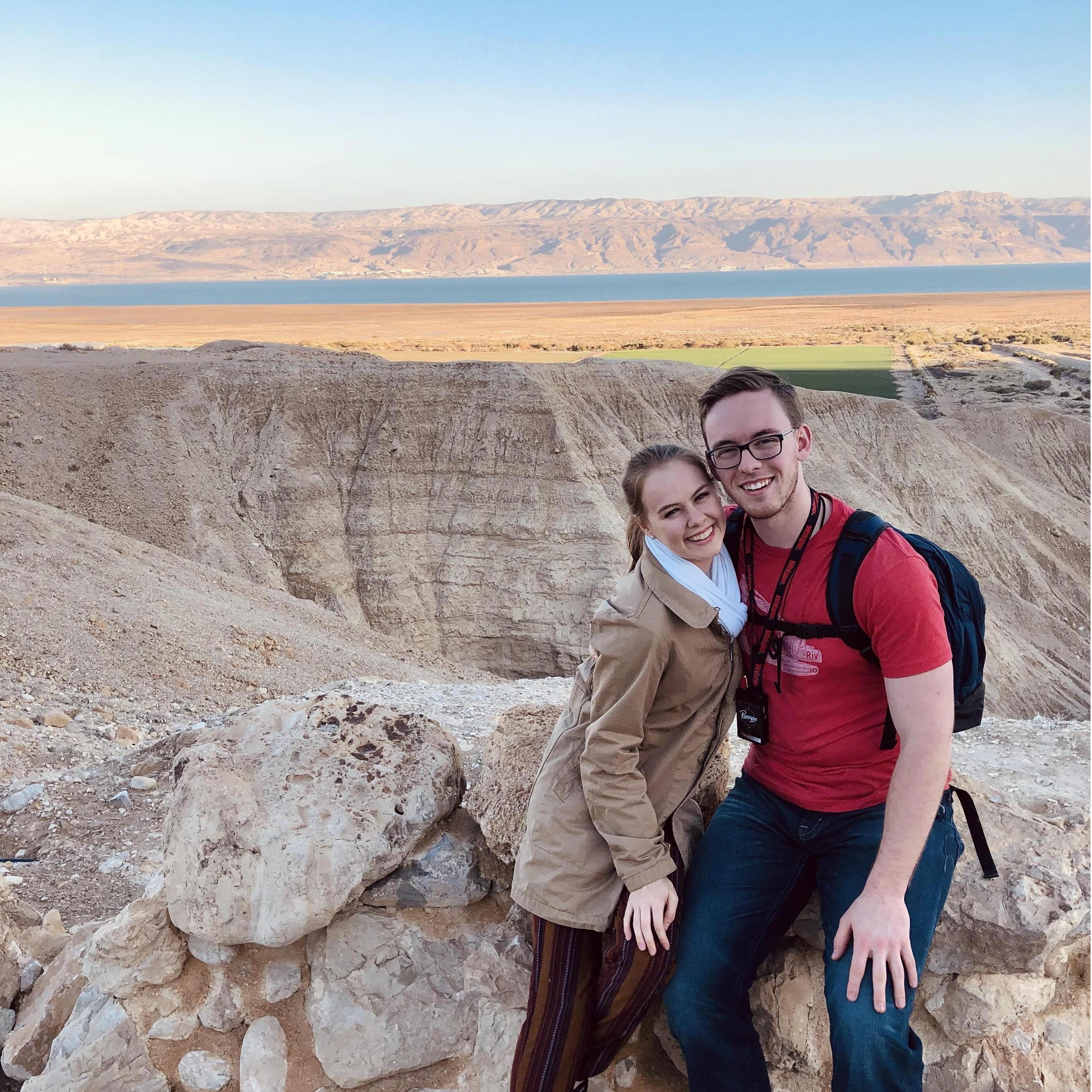 01  . 05 . 20
Visiting the ruins of one of the locations where the Dead Sea Scrolls were found, Qumran, Israel.