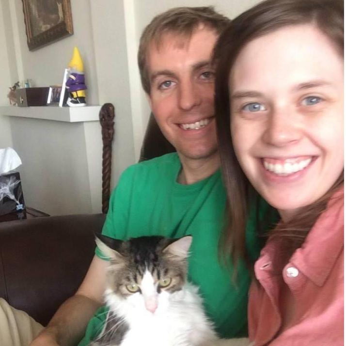 First "family" photo with Mr. Waffles