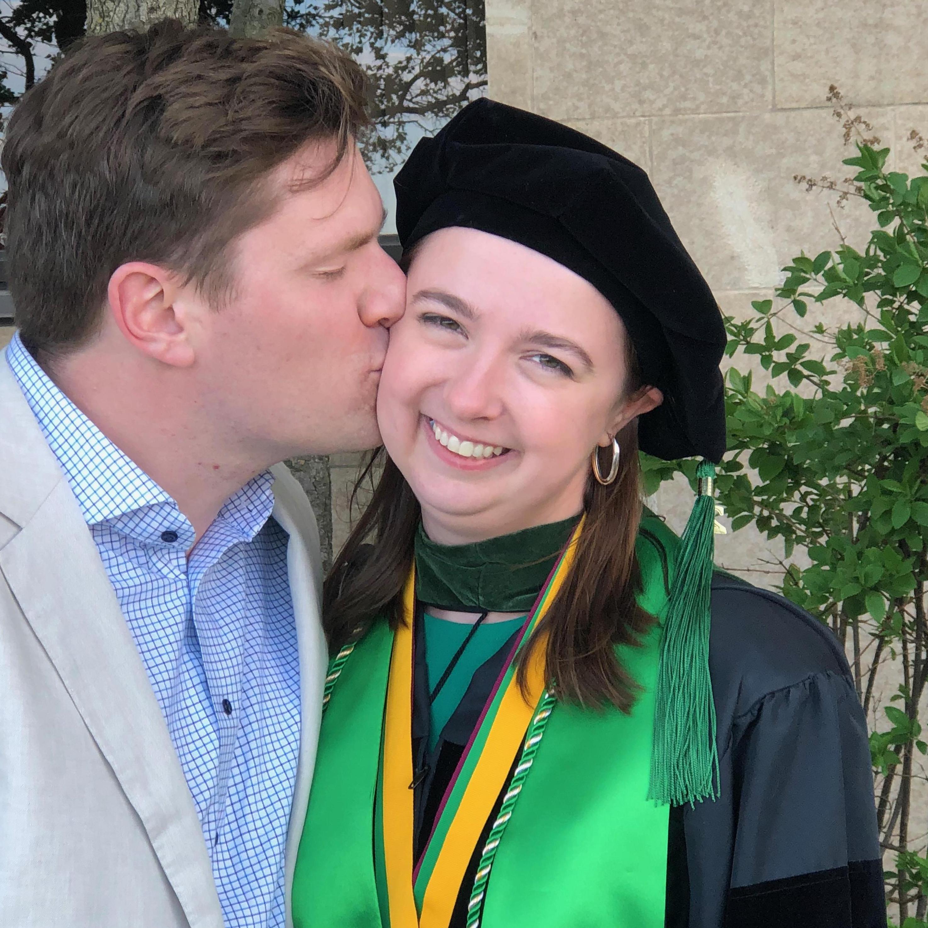 The JD/MBA smooching the MD. Power couple.