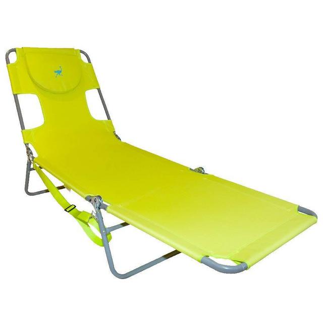 Ostrich Chaise Lounge, Green