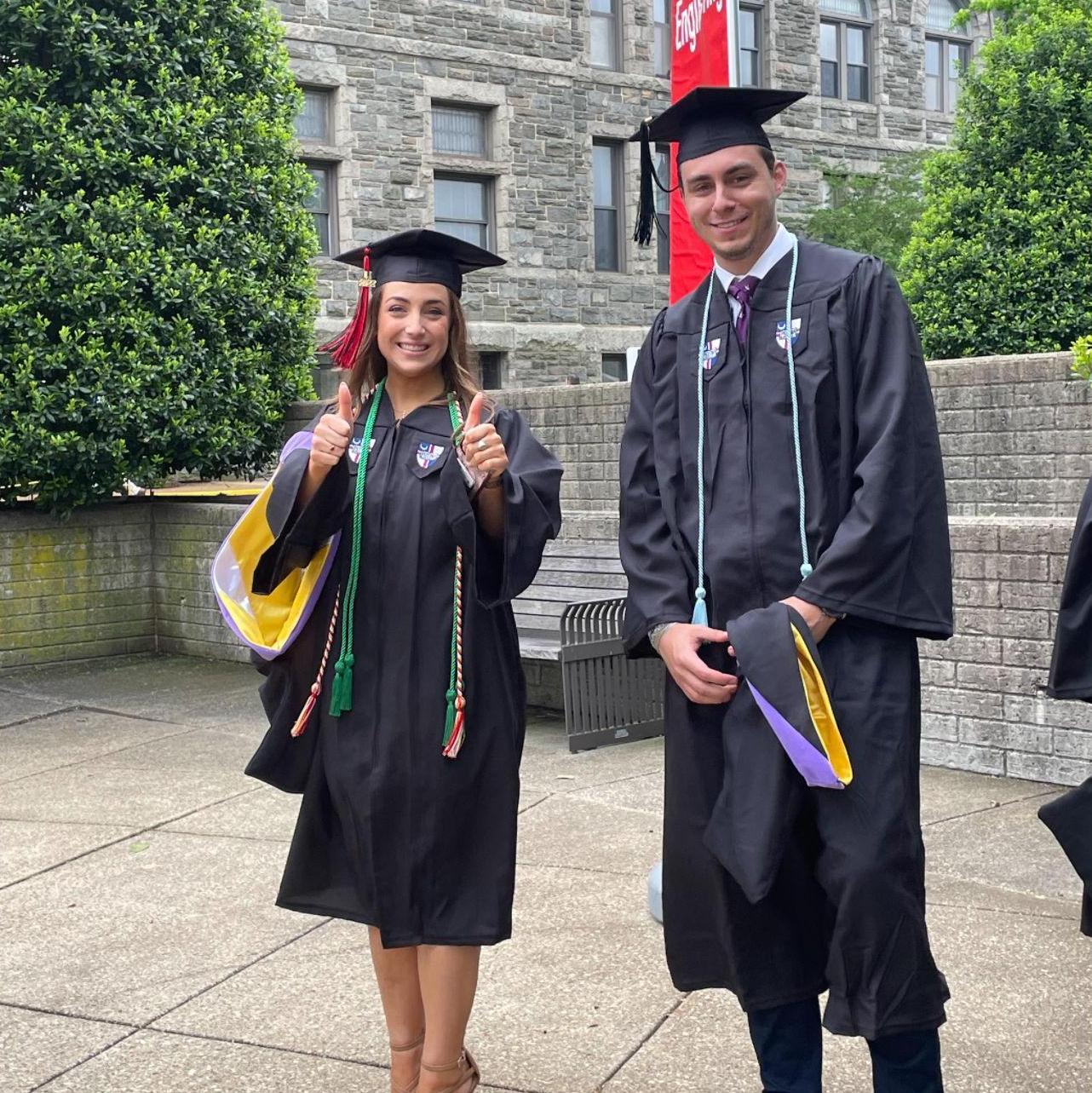 Catholic University Architecture Graduation 2022. Just as friends!