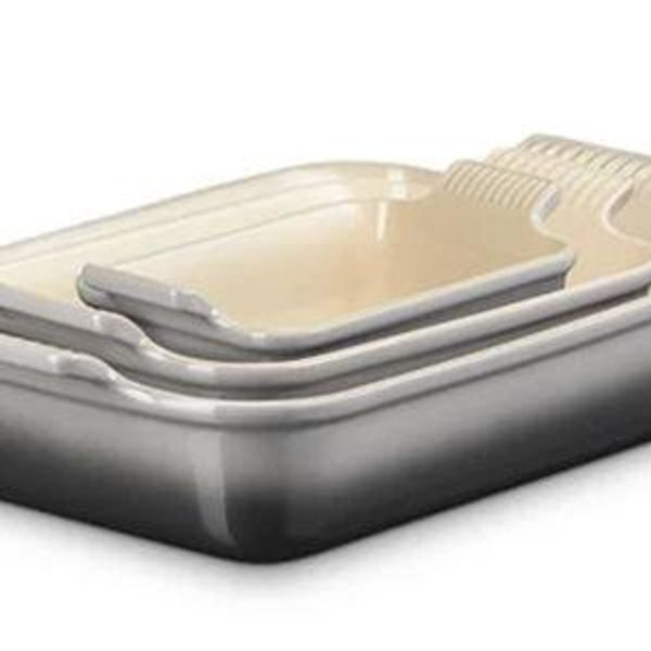 Le Creuset Heritage 3-Piece Rectangular Baking Dish Set