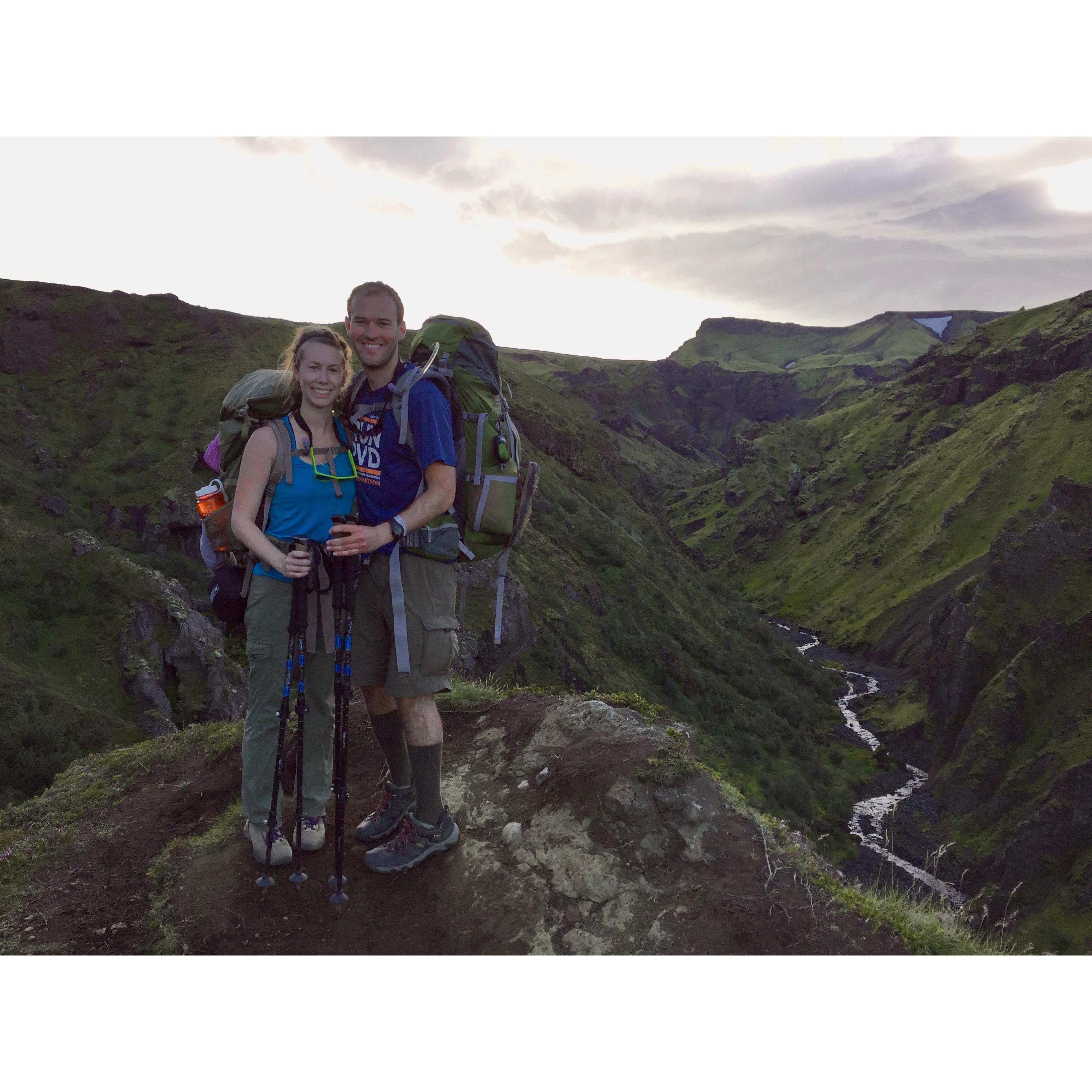 Backpacking in Iceland, summer 2016