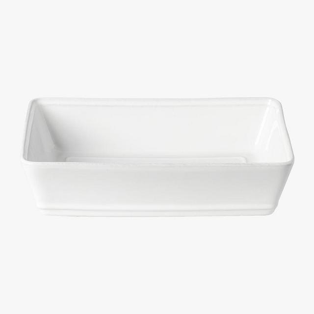 Costa Nova Friso Rectangular Baker, 11.75" - White