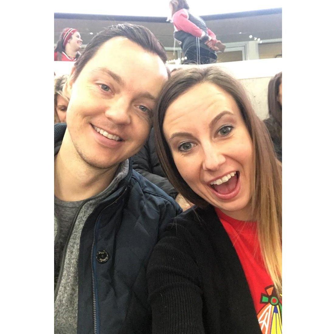 Birthday Blackhawks game 2018