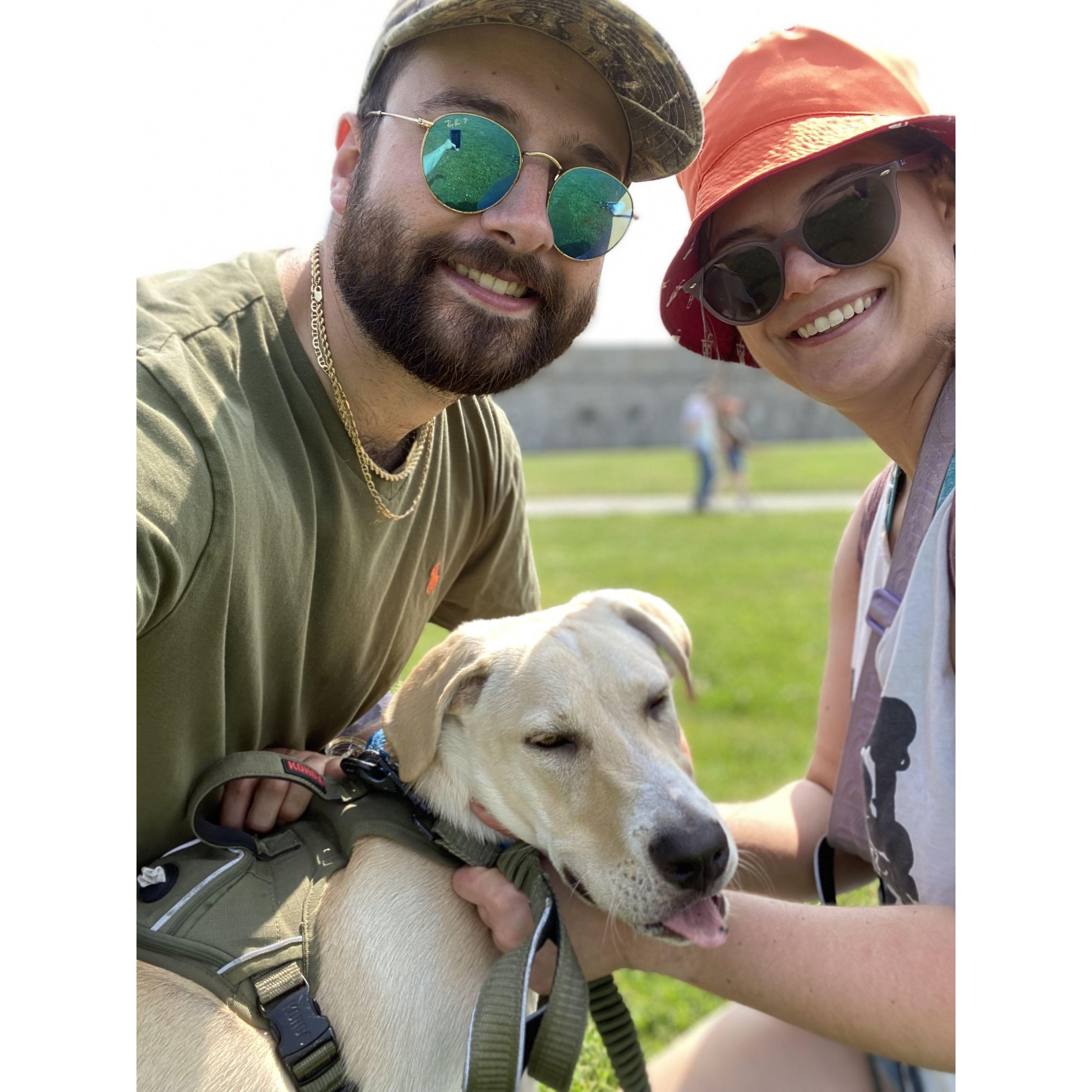 Fort Adams with Bean.