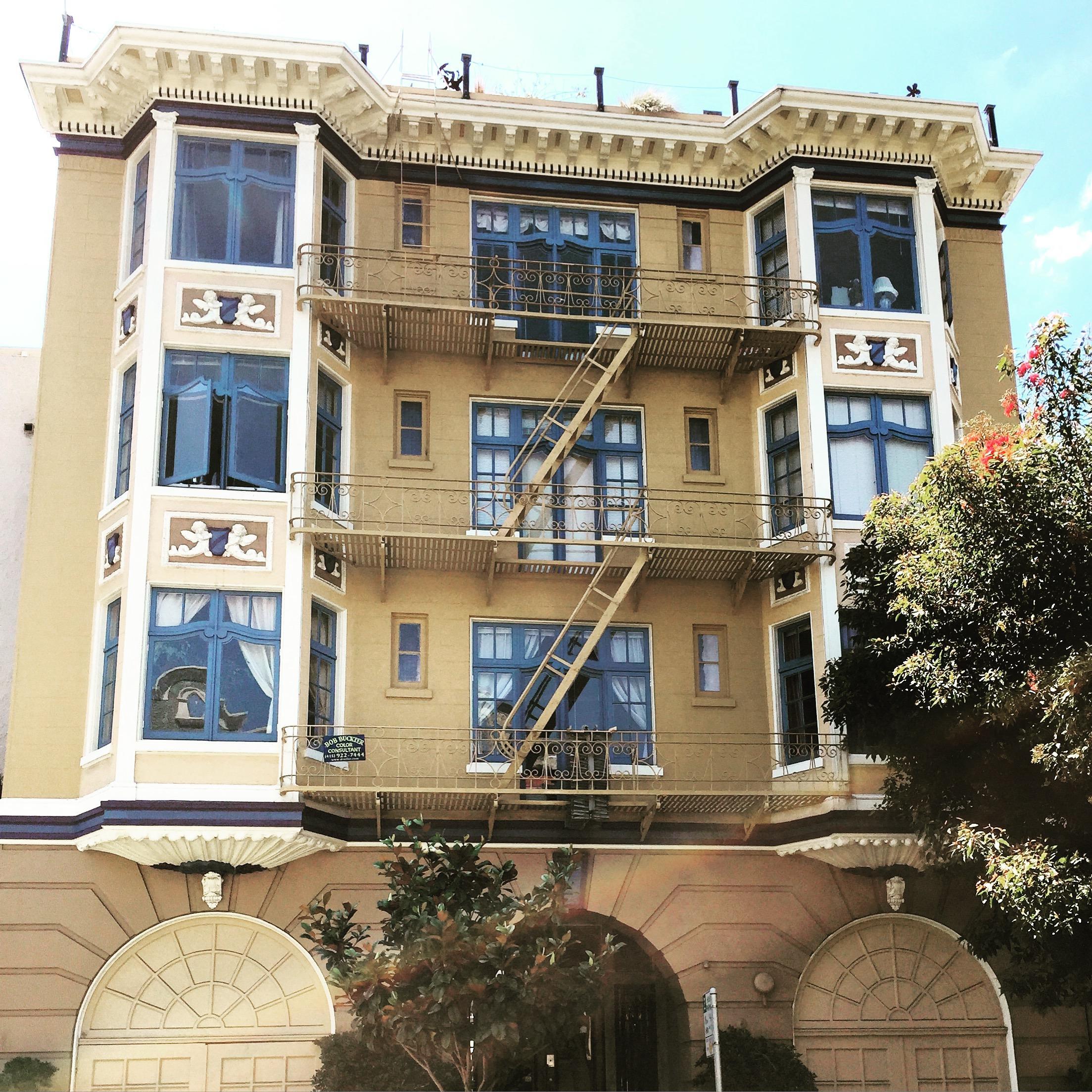 Our first home together (*Bottom left window. Whole building is a pipe dream.) - San Francisco, CA