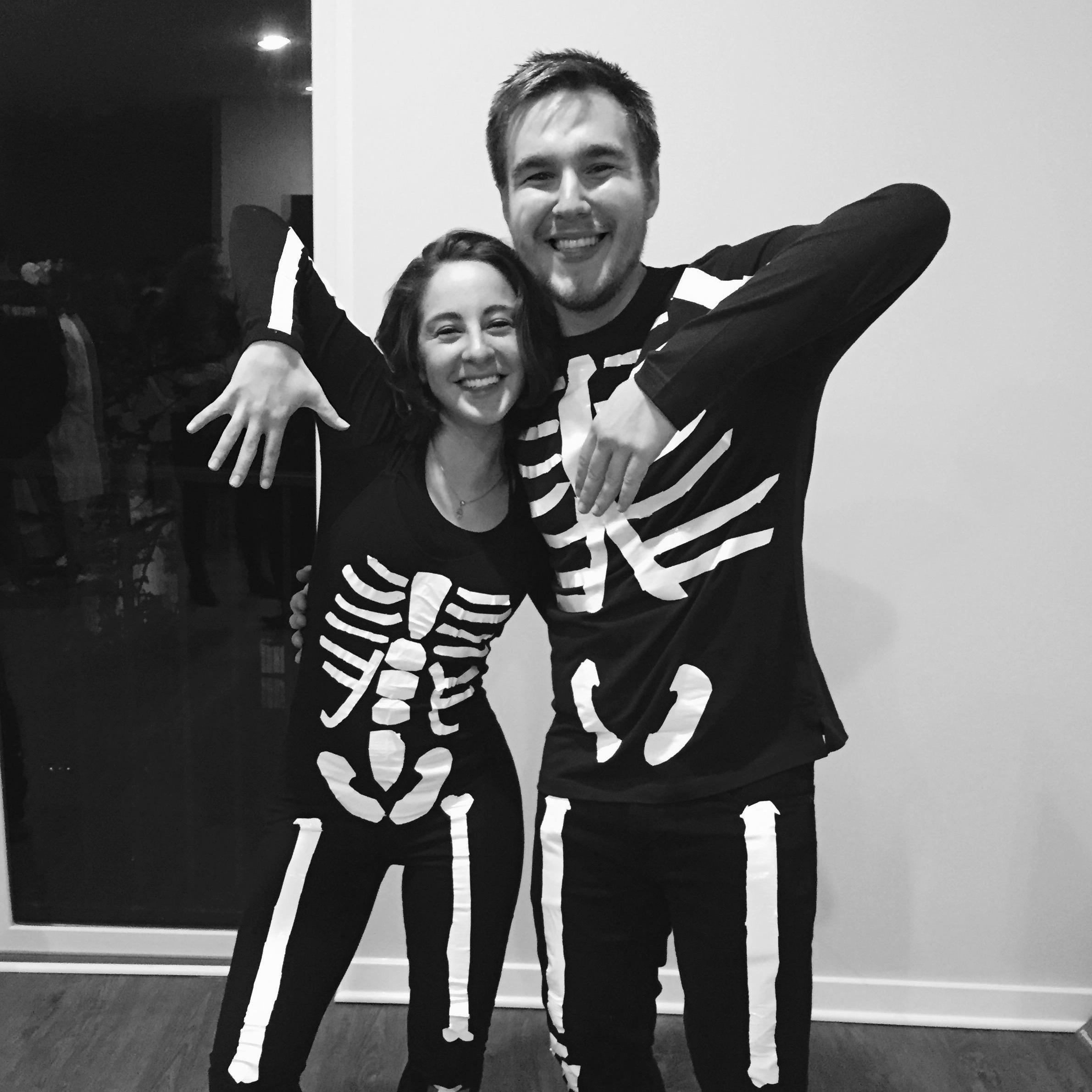spooky skeletons, fall 2017