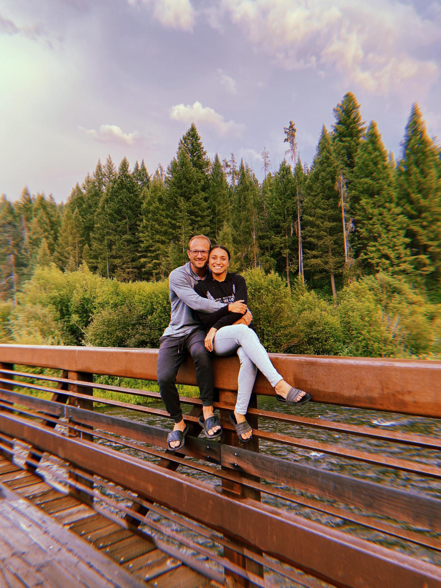 Nat and Al in Idaho for a summer river float!