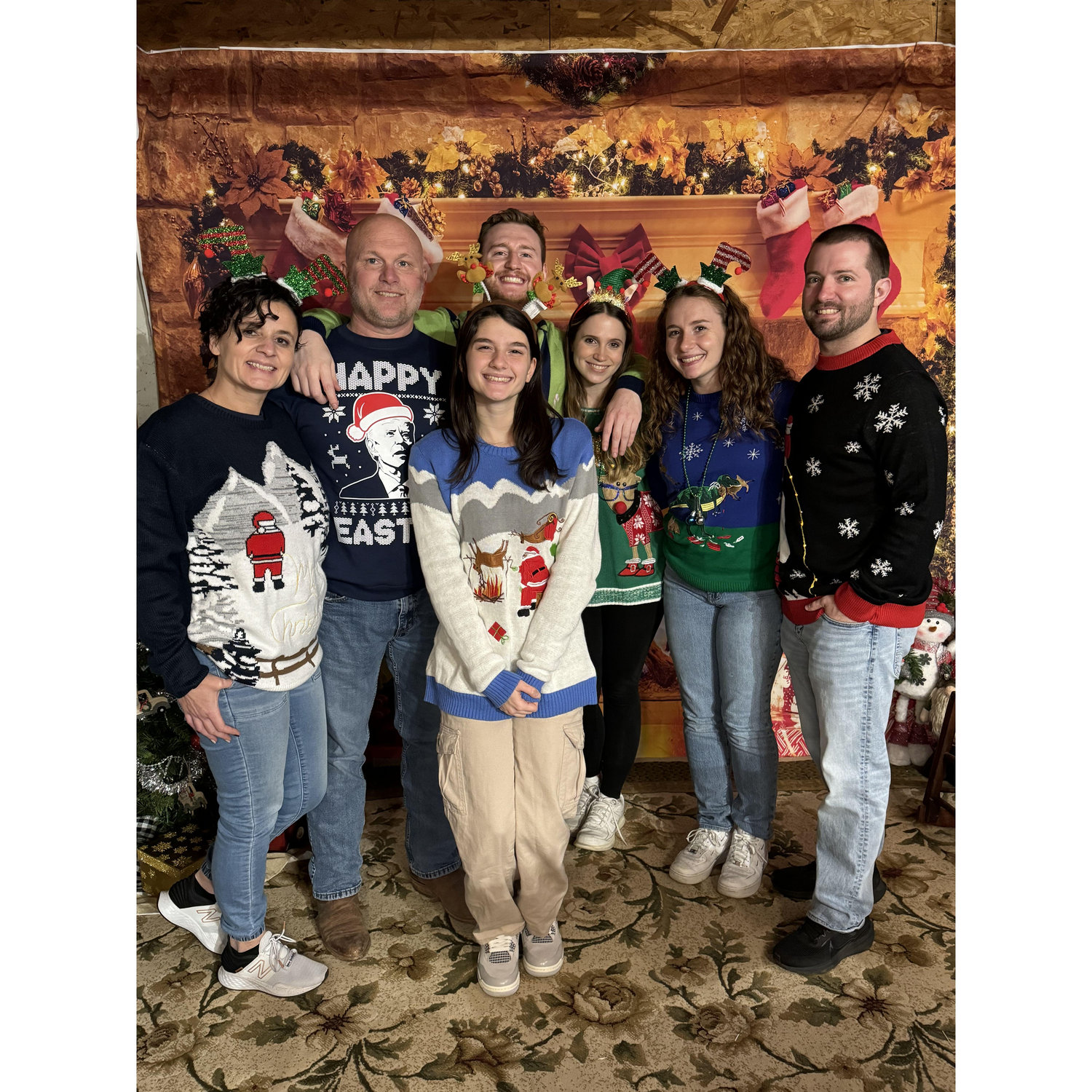Celebrating Christmas with Isaiah's family