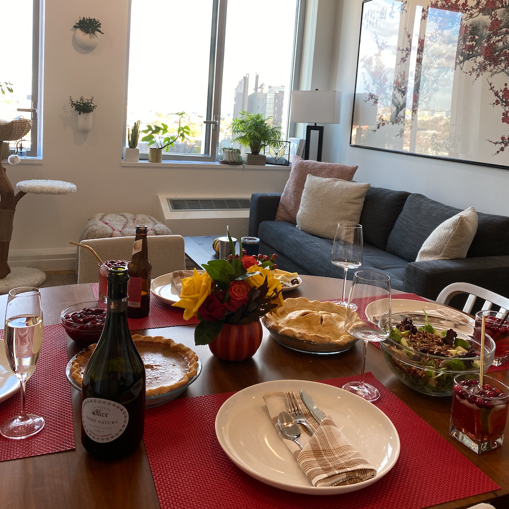 Thanksgiving in our apartment!