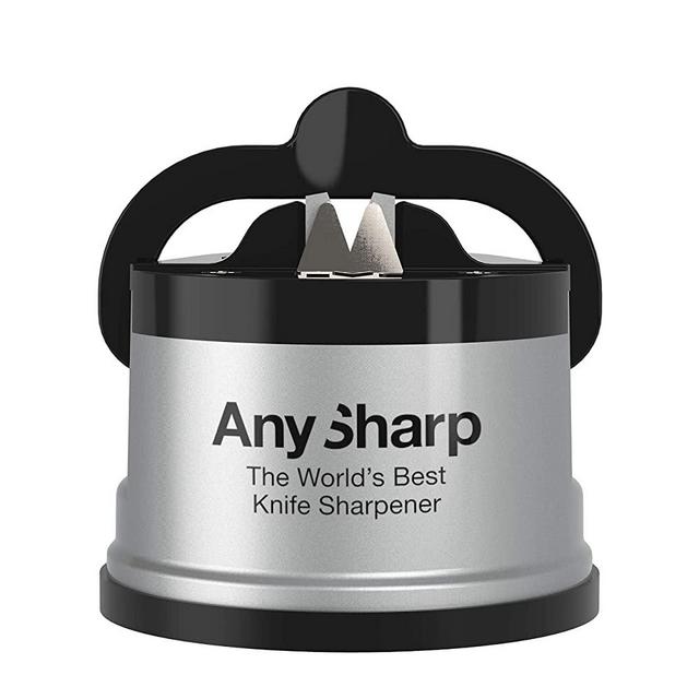 AnySharp World's Best Knife Sharpener with PowerGrip