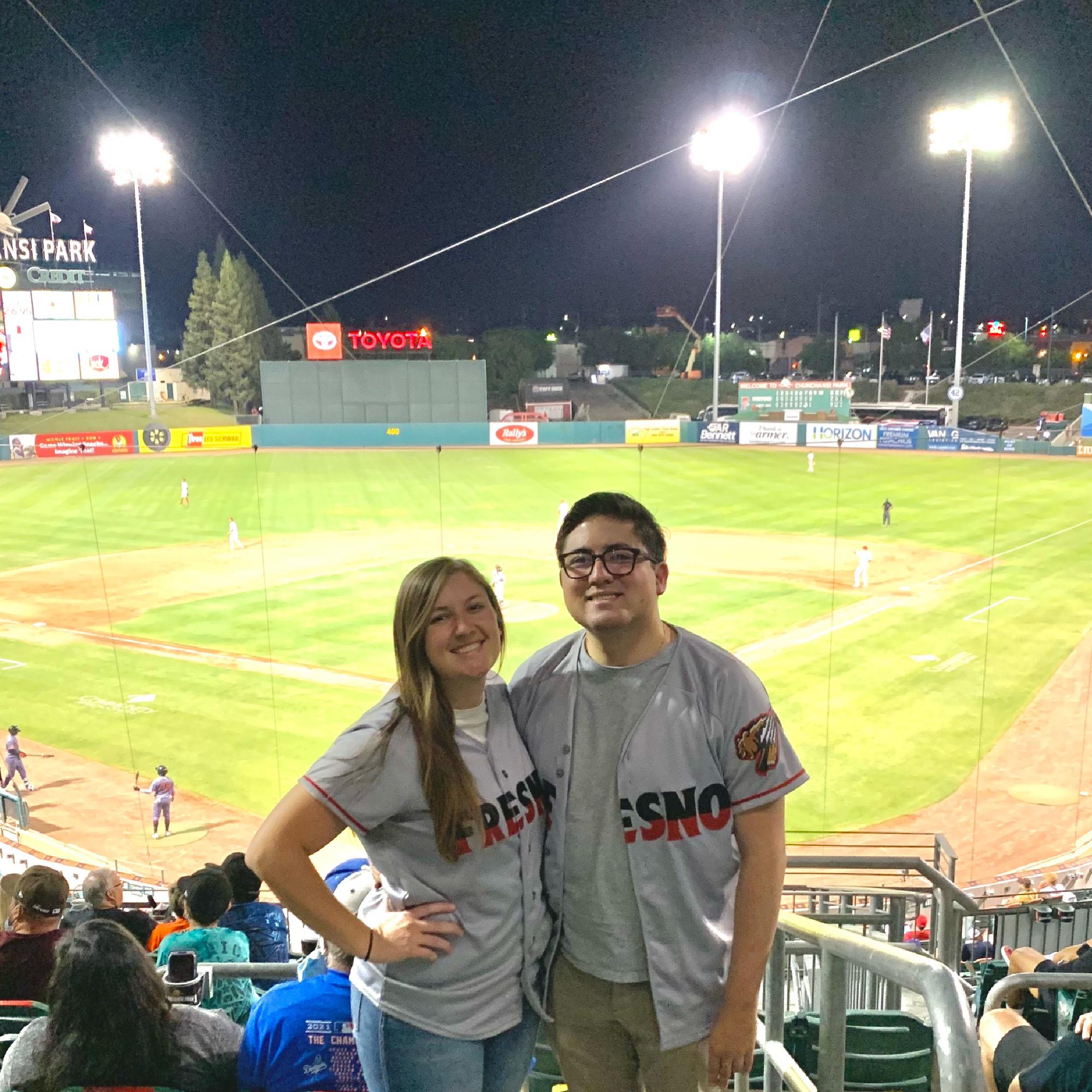 Fresno Grizzlies! Matchy matchy.