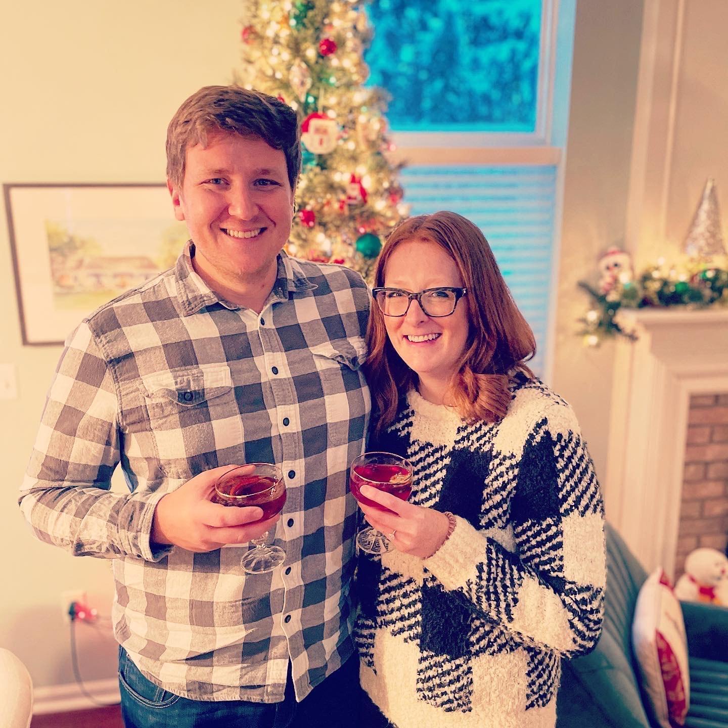 Our first ENGAGED Christmas!