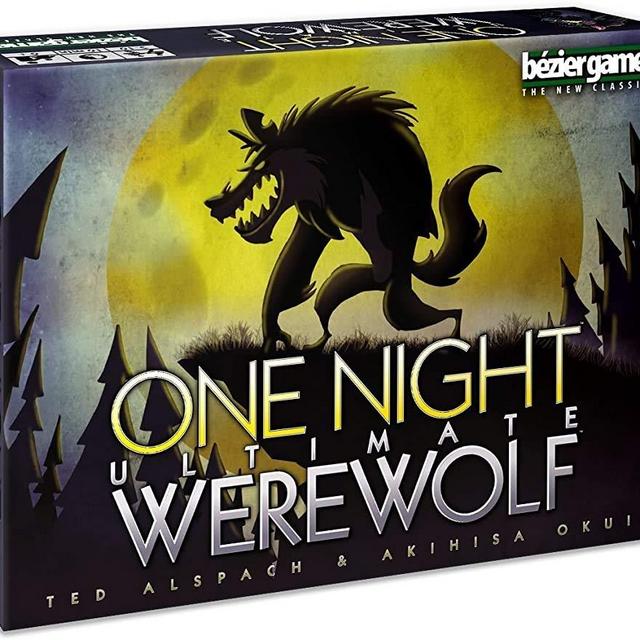 Bezier board Games One Night Ultimate Werewolf Black