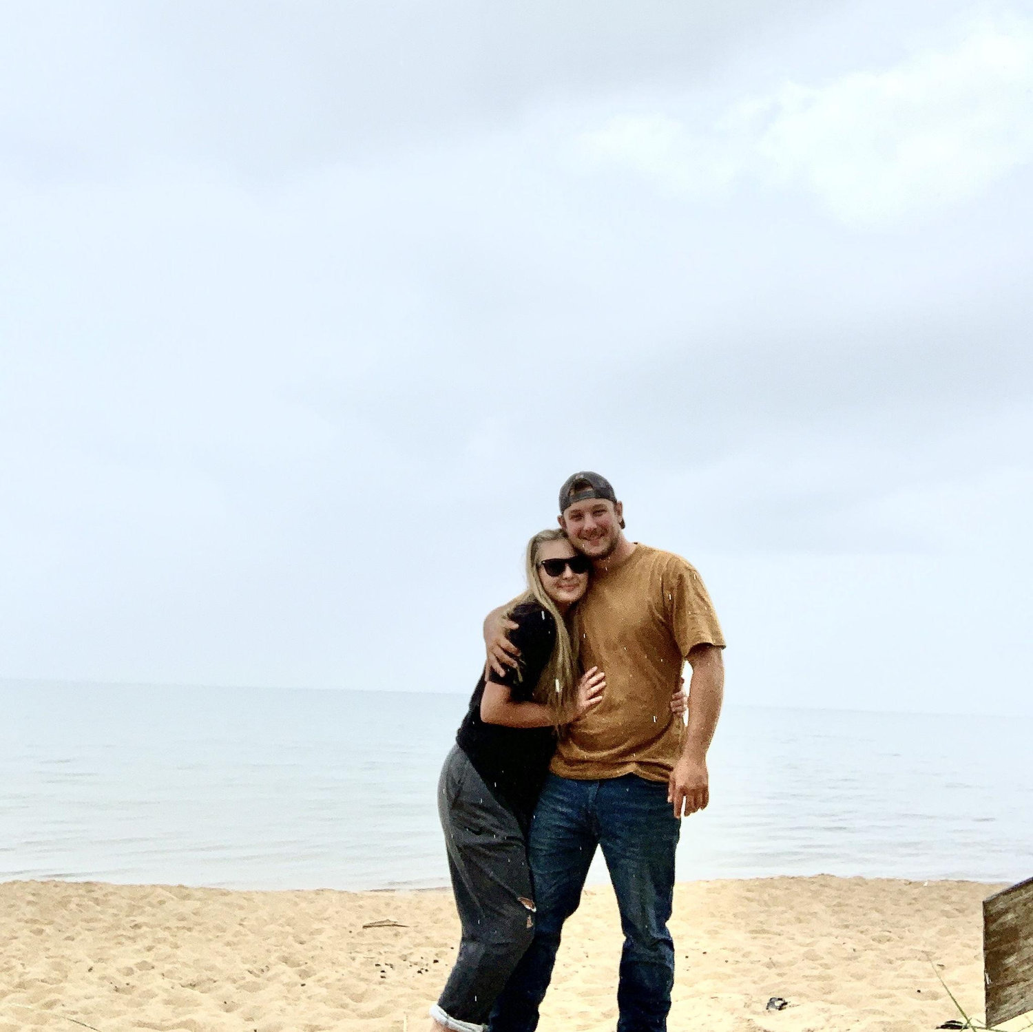 Our first trip together, we went to the U.P.