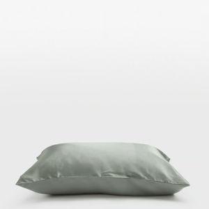 Sage Silk Pillowcase, King, Set of Two