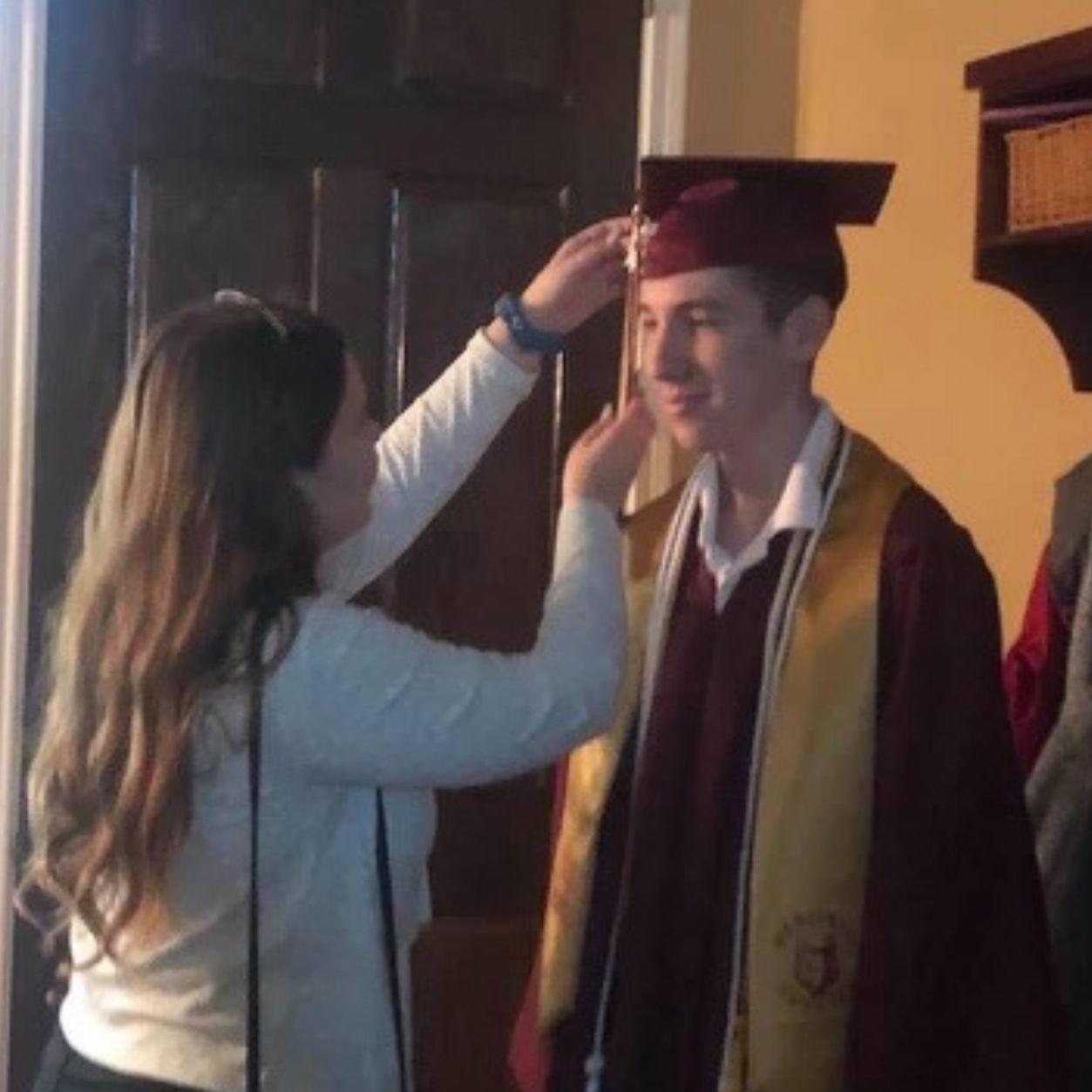 Getting ready for high school graduations together