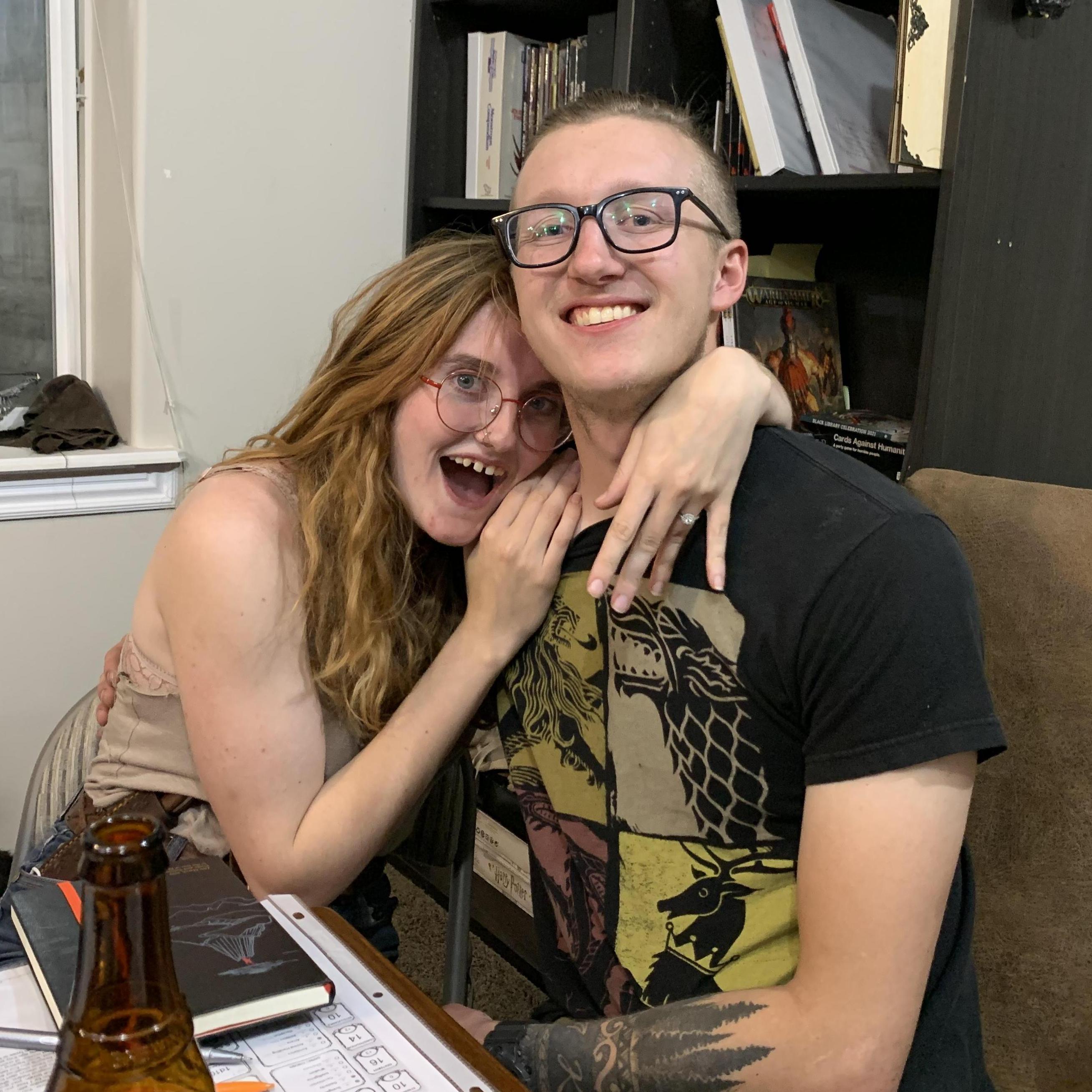 The night I proposed while playing D&D
