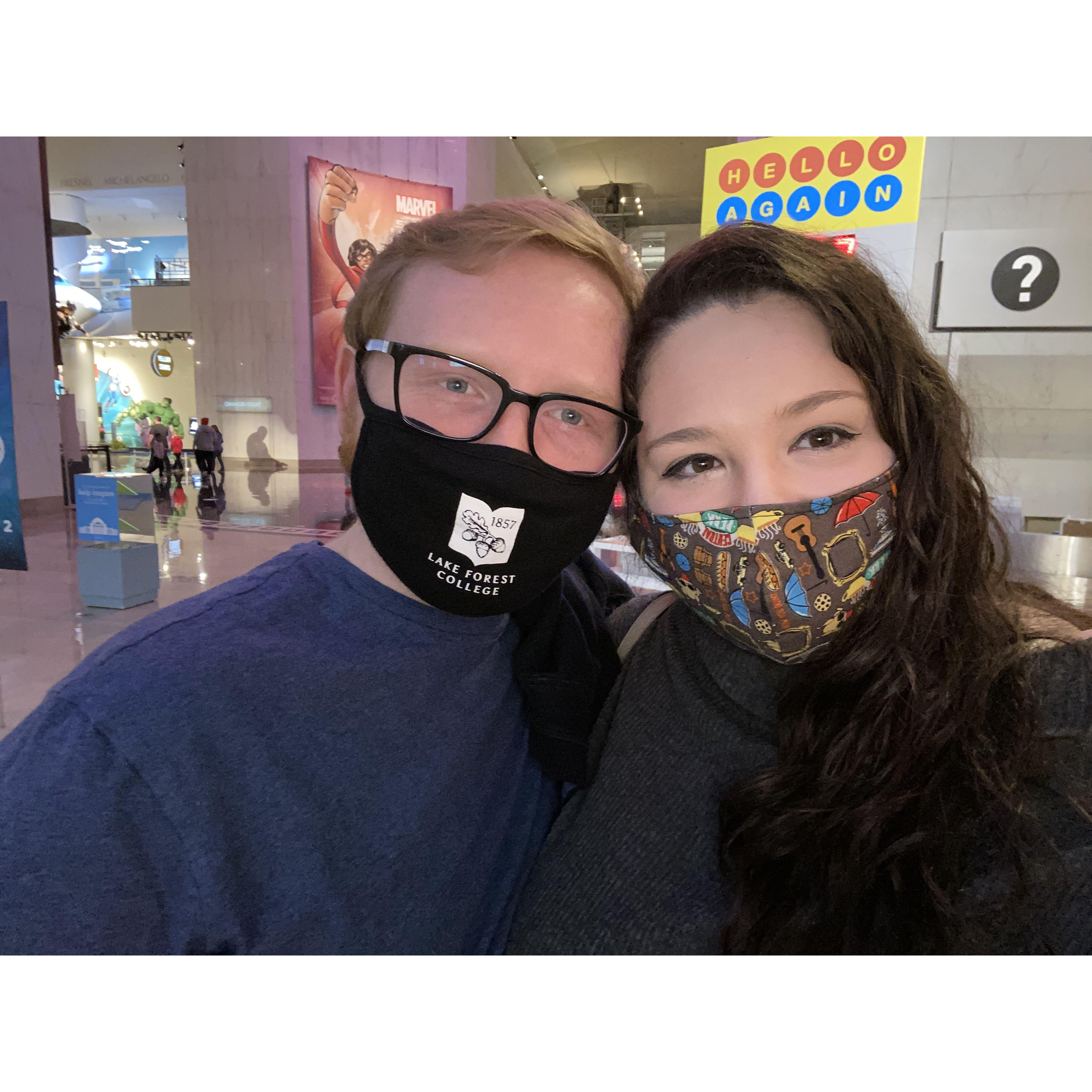 Our 6 month anniversary date to The Museum on Science and Industry! Can you guess what year this was taken?