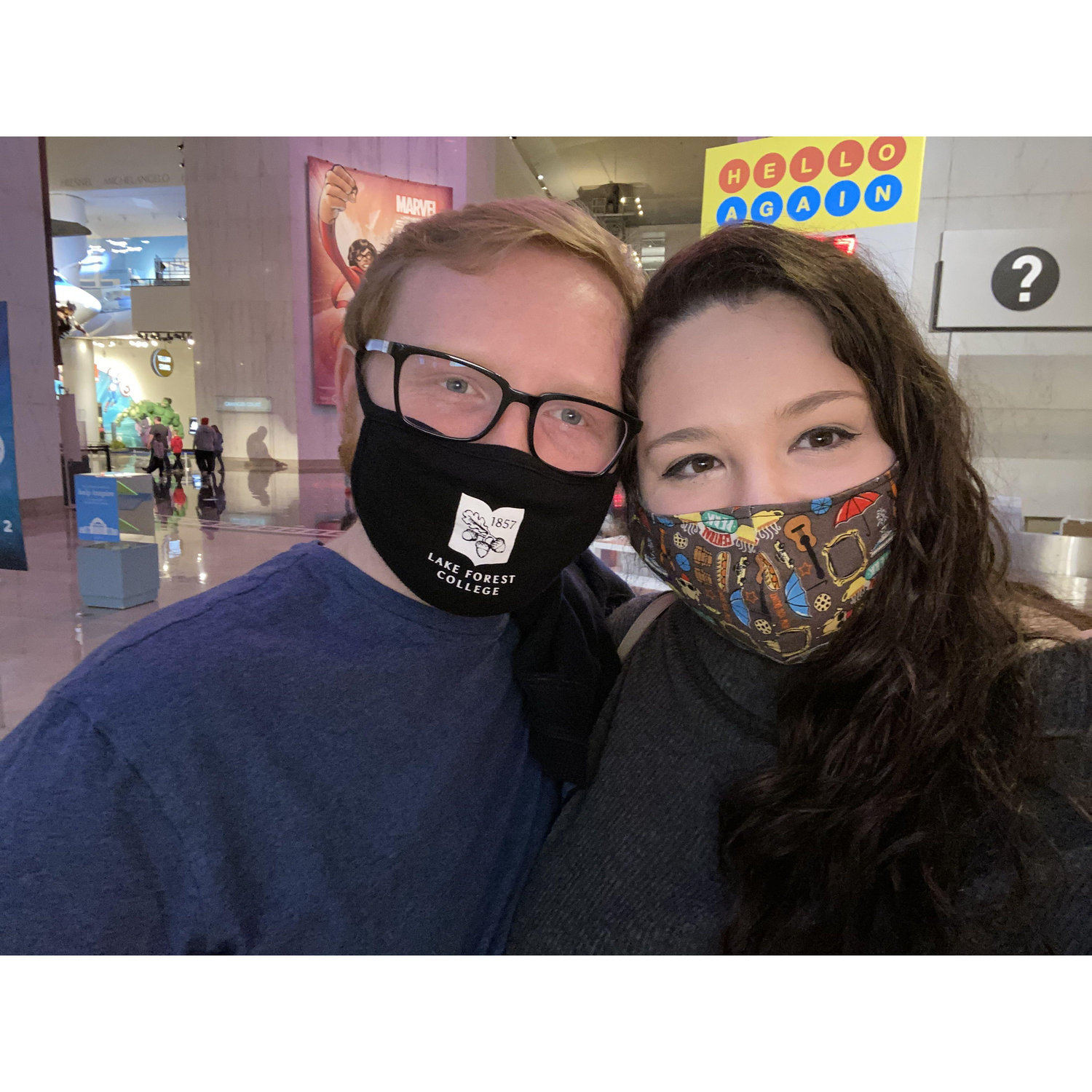 Our 6 month anniversary date to The Museum on Science and Industry! Can you guess what year this was taken?
