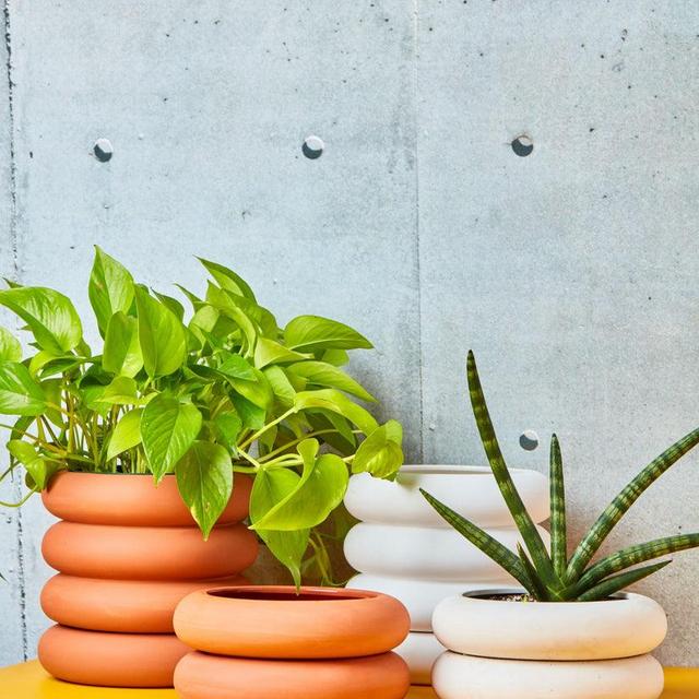 Stacking Planter (Tall, Terracotta)