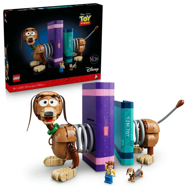 LEGO Disney and Pixar Toy Story Slinky Dog Bookends 43301