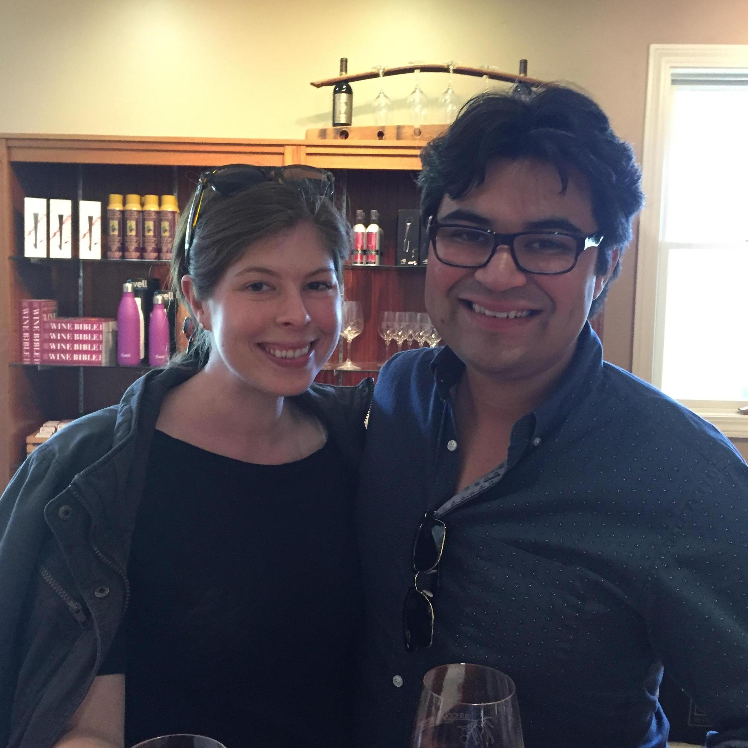 Wine tasting on vacation in Sonoma, California, in 2016.