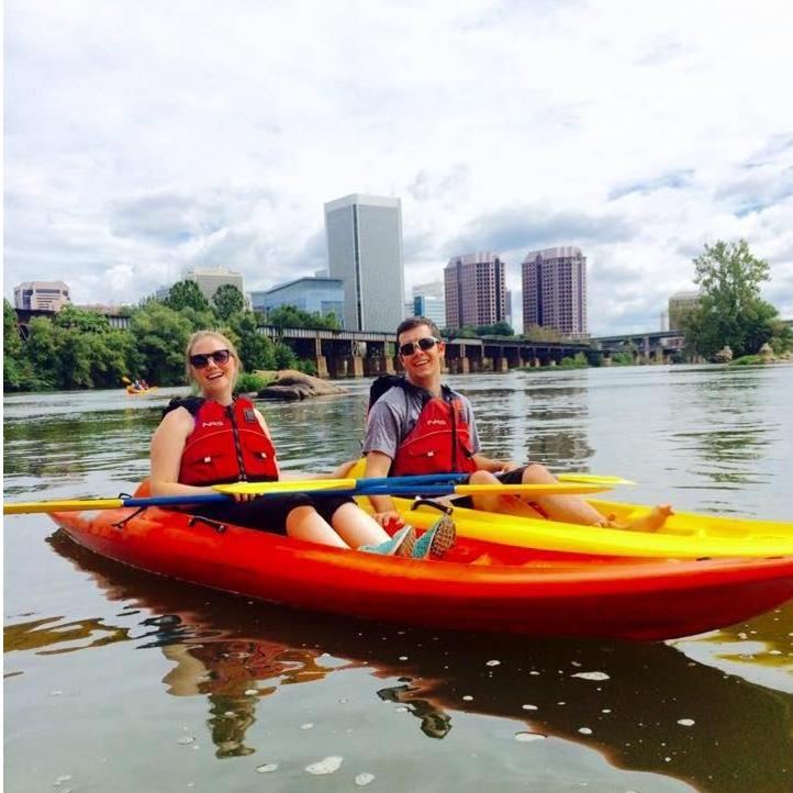 First time kayaking together.
Richmond, VA - Summer 2017