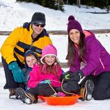 Sledding at Hidden Valley