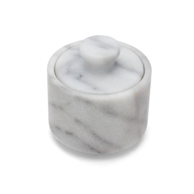 4oz Marble Salt Cellar White - Fox Run